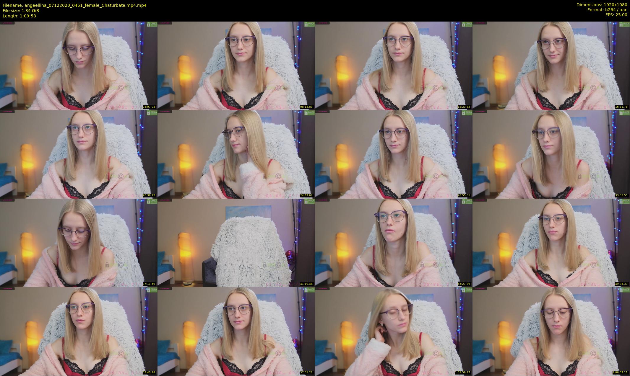 angeellina — 70 minute Chaturbate female cam show recording, 1080p, Dec 7, 2020