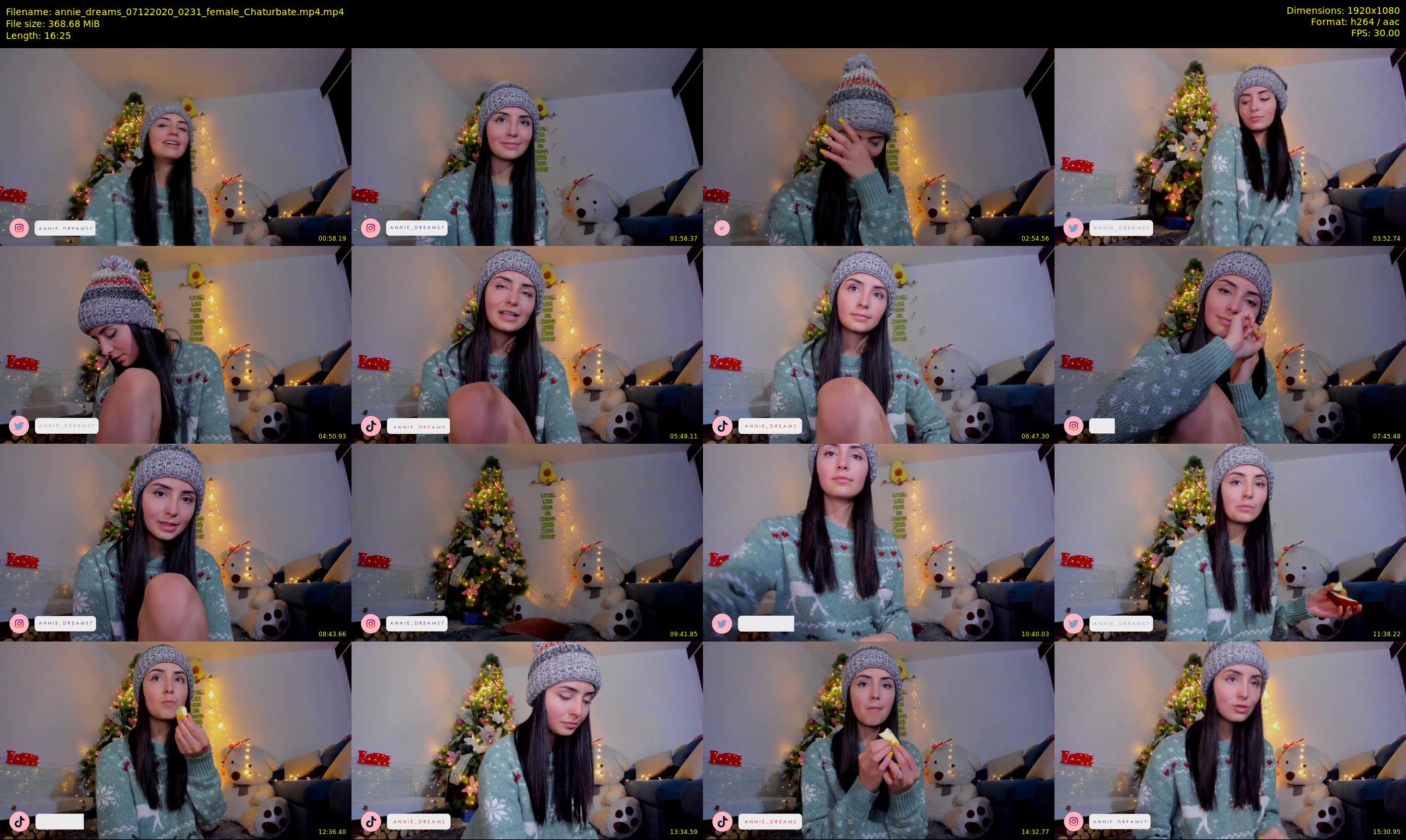 annie_dreams — 17 minute Chaturbate female cam show recording, 1080p, Dec 7, 2020