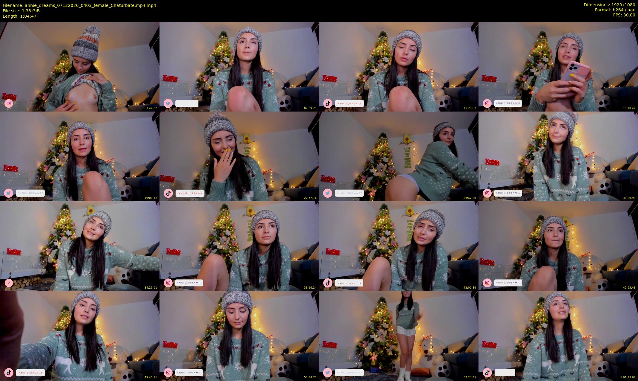 annie_dreams — 65 minute Chaturbate female cam show recording, 1080p, Dec 7, 2020
