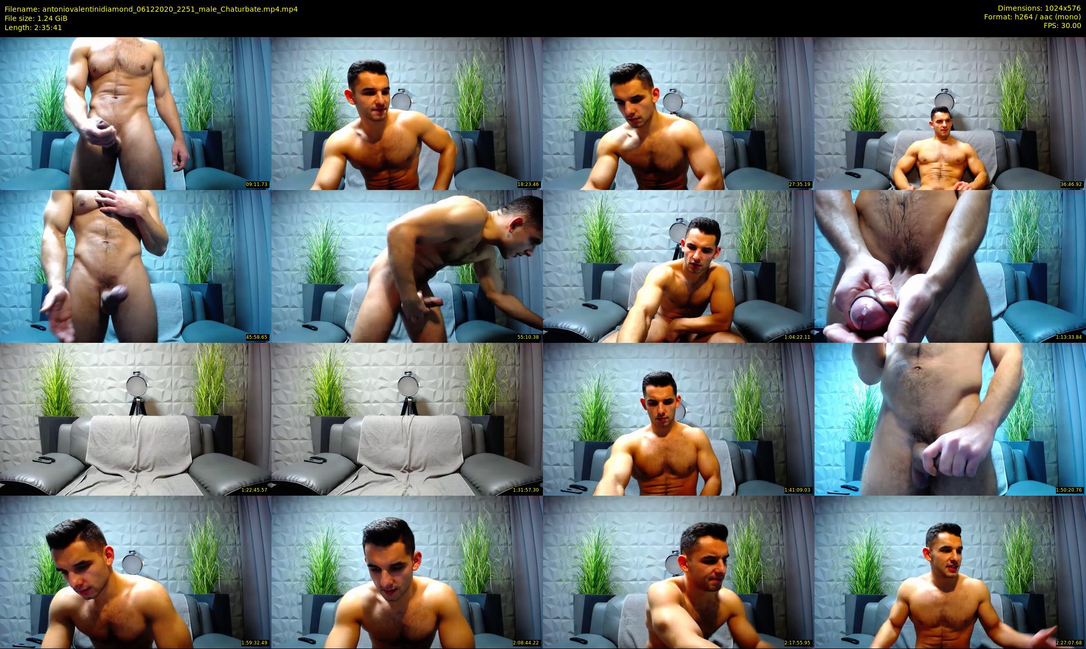 antoniovalentinidiamond — 156 minute Chaturbate male cam show recording, 480p, Dec 6, 2020