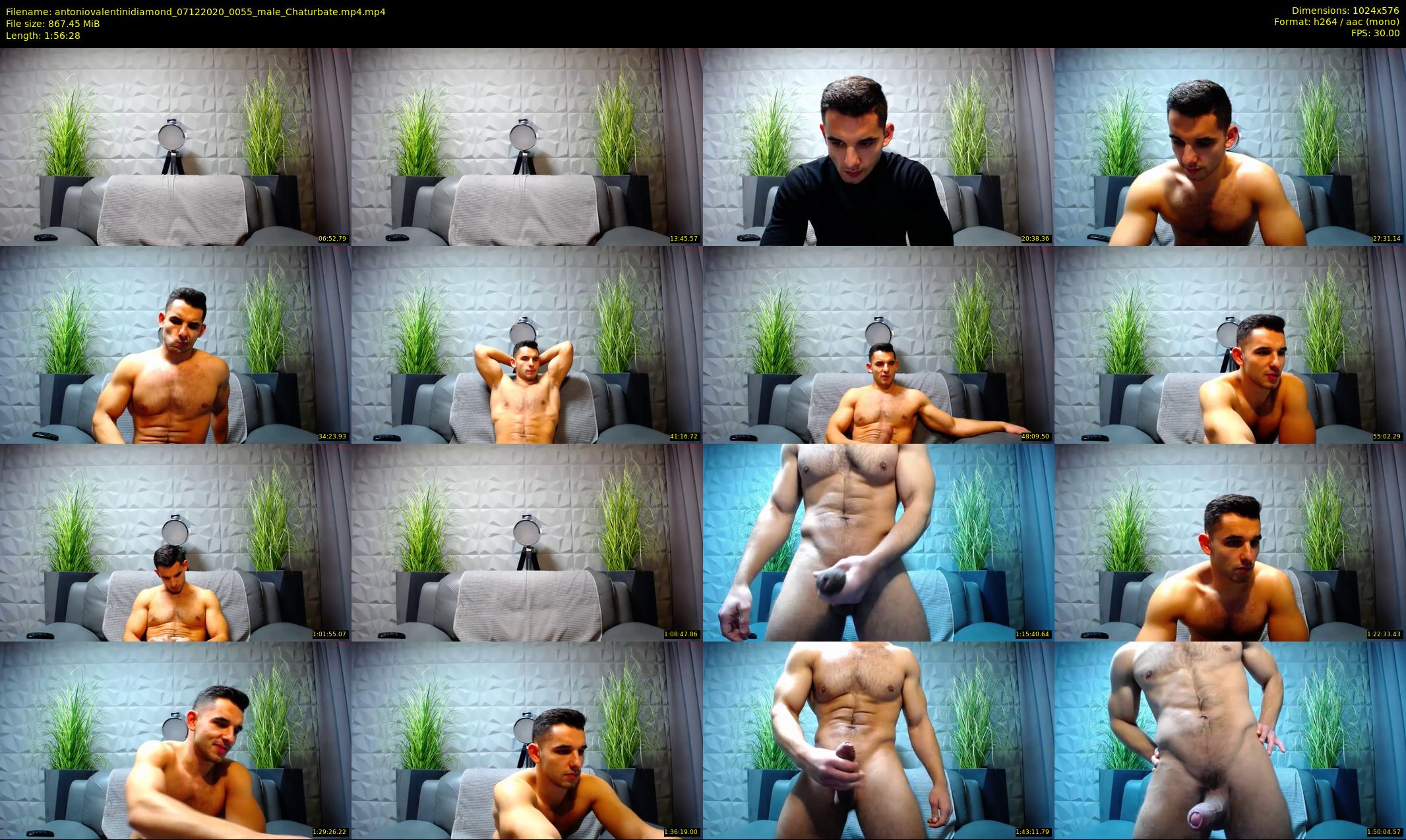 antoniovalentinidiamond — 117 minute Chaturbate male cam show recording, 480p, Dec 7, 2020