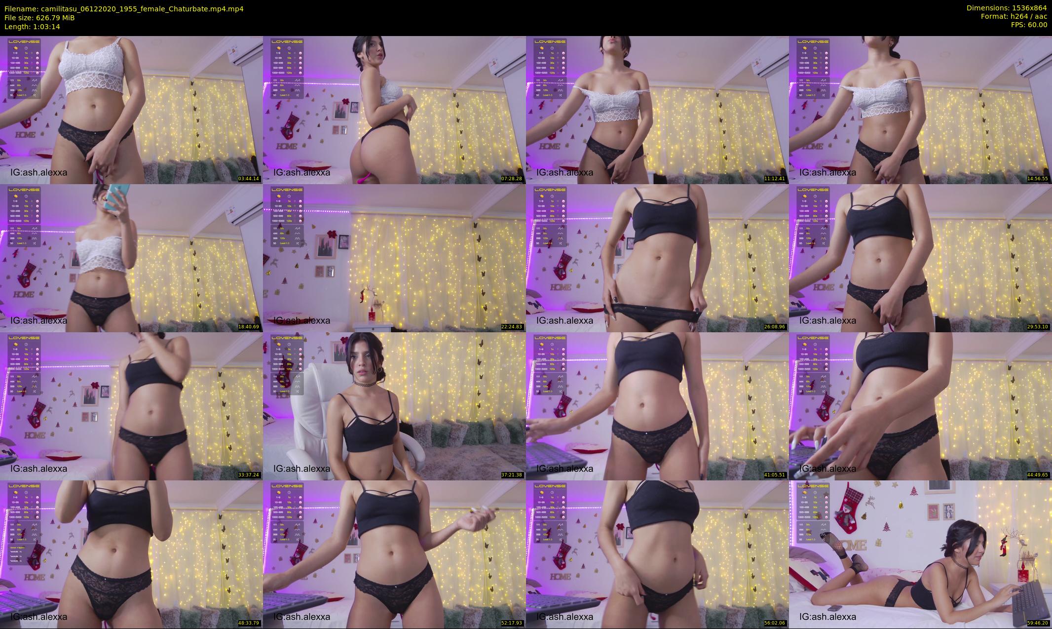 camilitasu — 64 minute Chaturbate female cam show recording, 720p, Dec 6, 2020