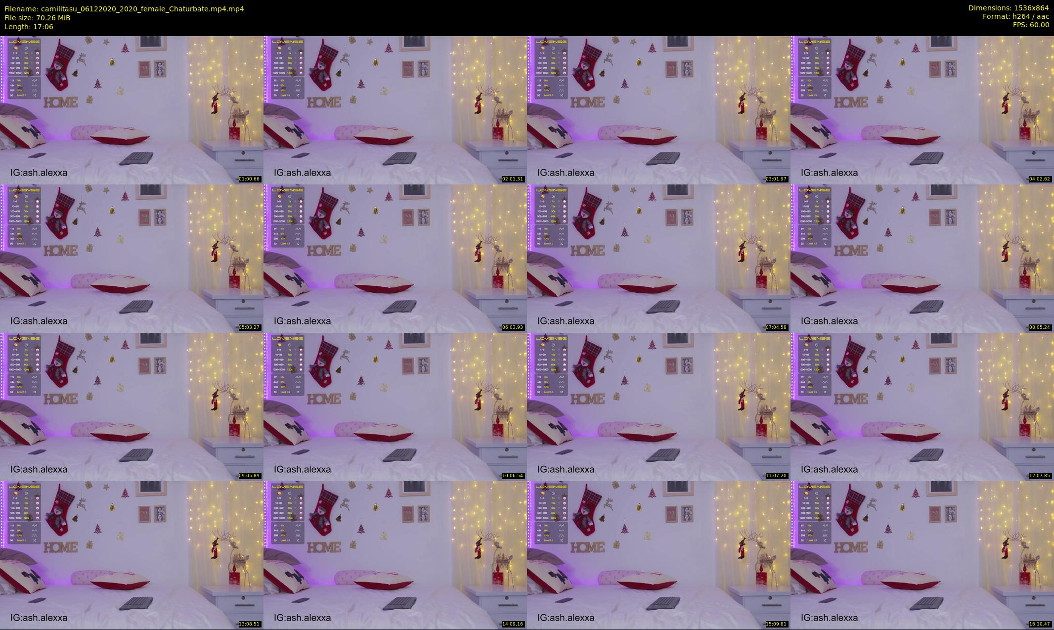 camilitasu — 18 minute Chaturbate female cam show recording, 720p, Dec 6, 2020