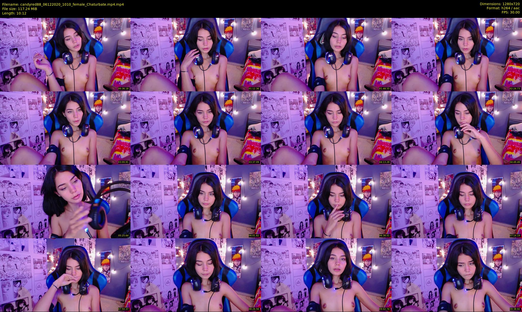 candyred88 — 11 minute Chaturbate female cam show recording, 720p, Dec 6, 2020