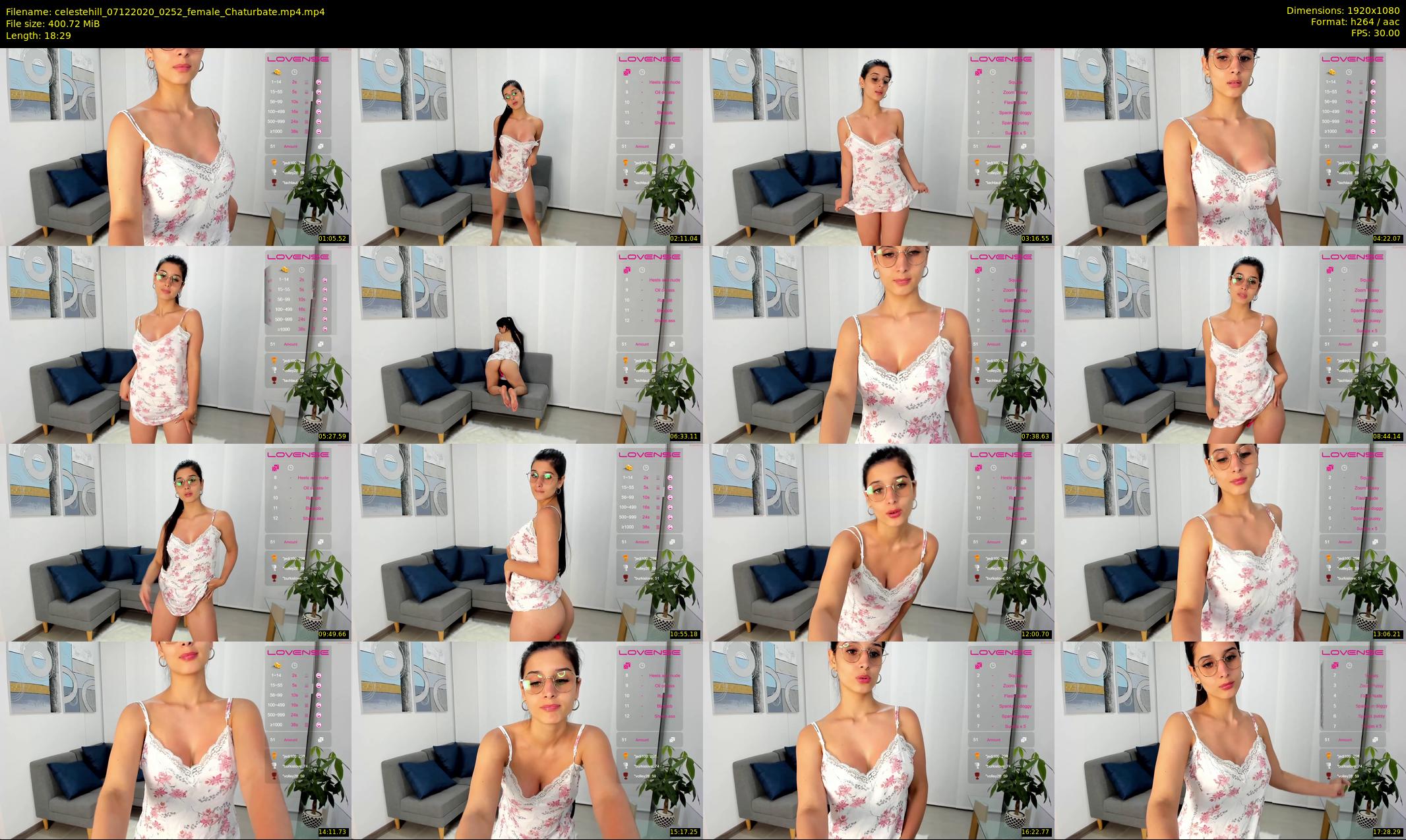 celestehill — 19 minute Chaturbate female cam show recording, 1080p, Dec 7, 2020