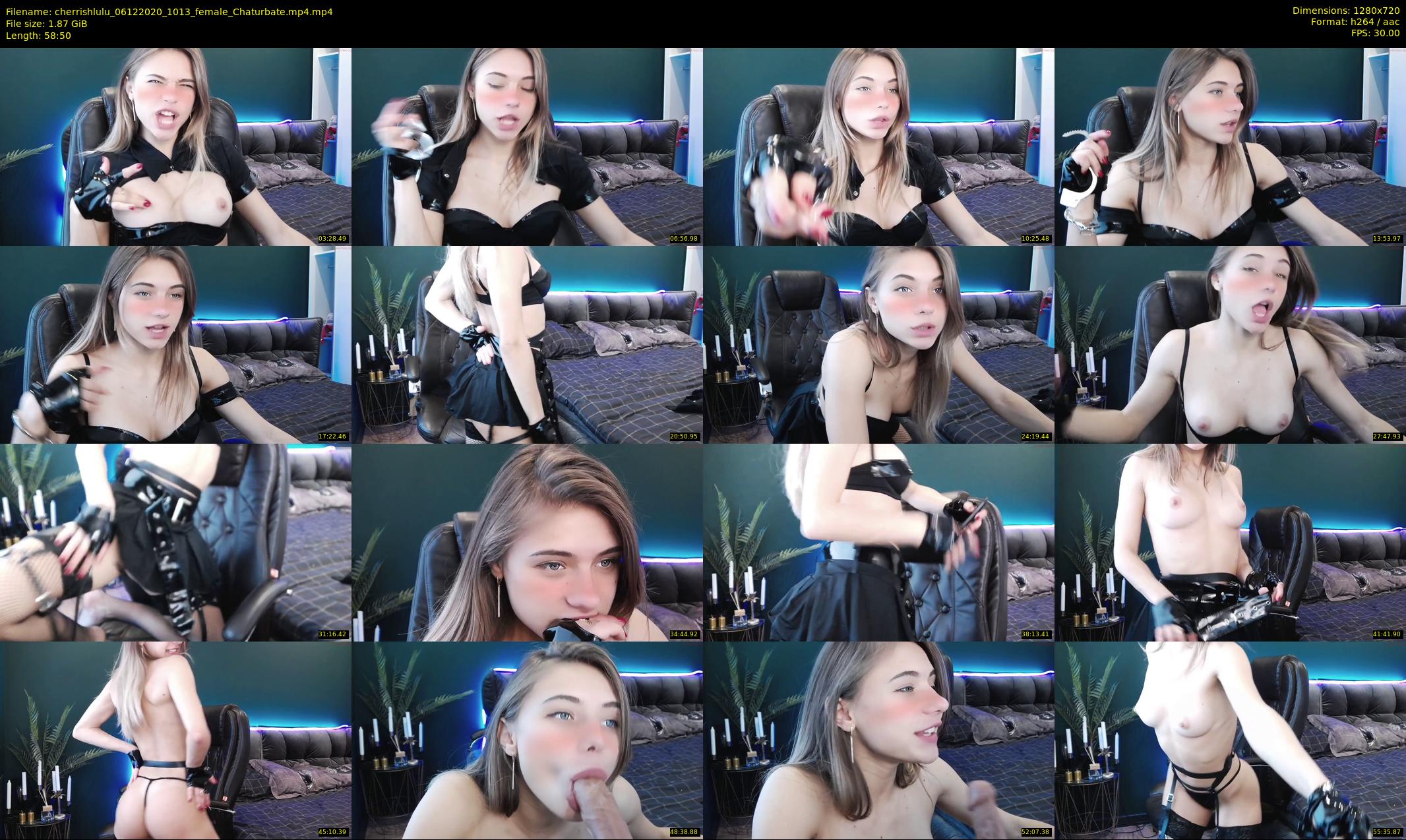 cherrishlulu — 59 minute Chaturbate female cam show recording, 720p, Dec 6, 2020
