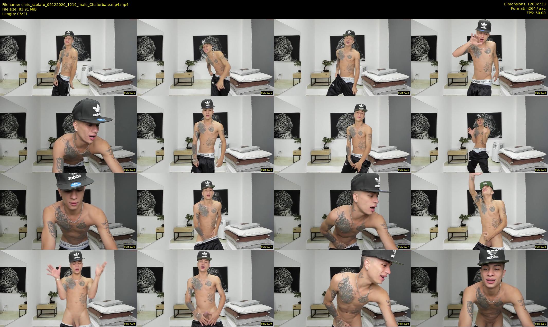 chris_scolaro — 6 minute Chaturbate male cam show recording, 720p, Dec 6, 2020