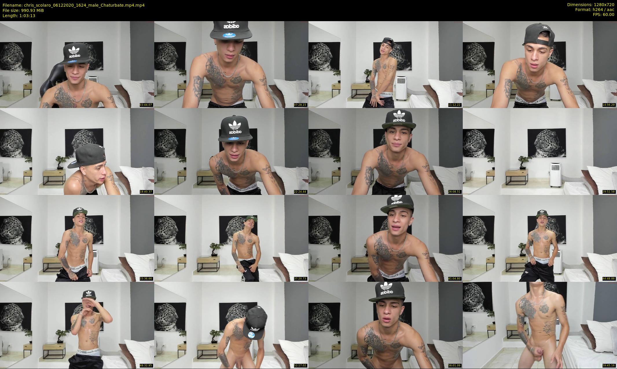 chris_scolaro — 64 minute Chaturbate male cam show recording, 720p, Dec 6, 2020