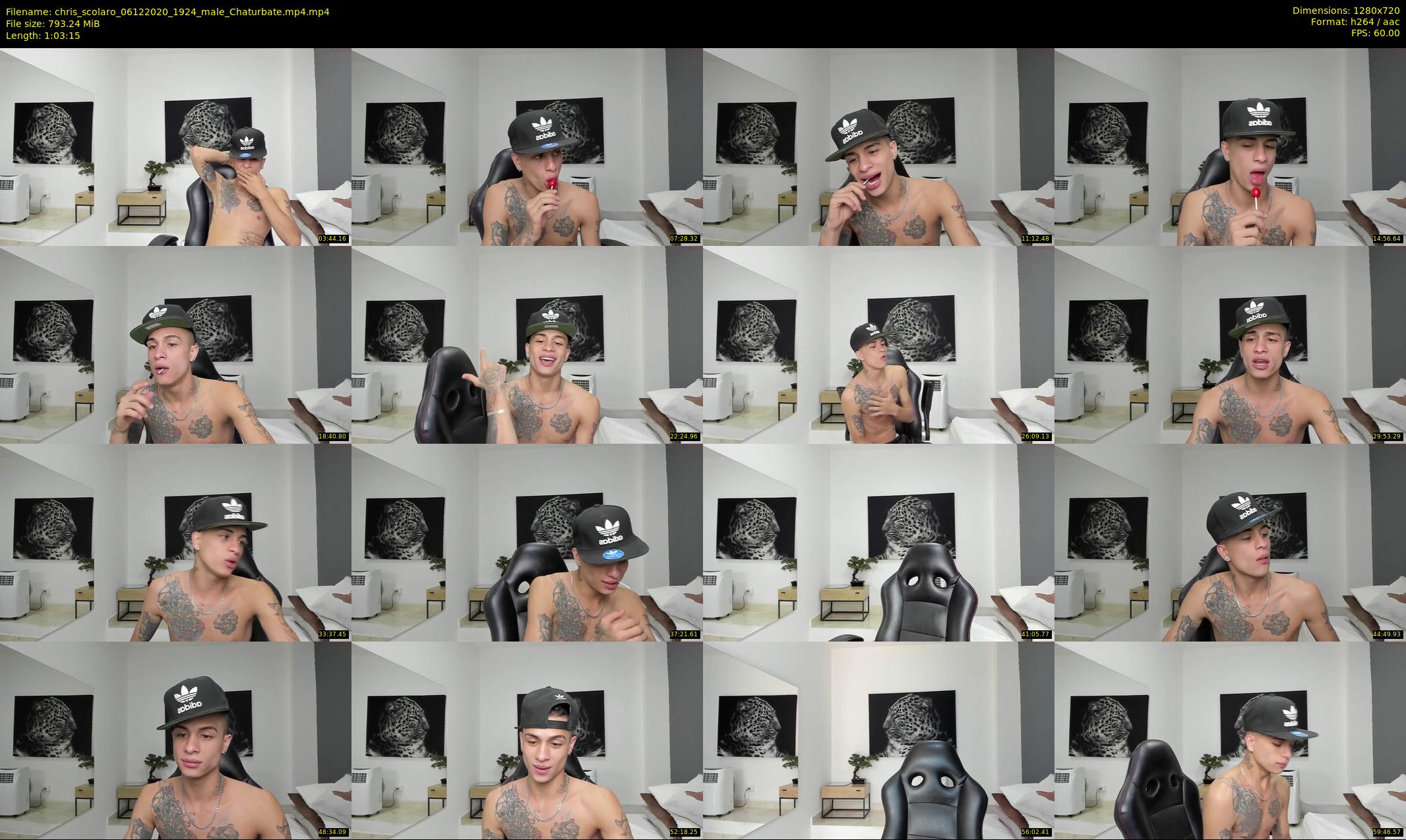 chris_scolaro — 64 minute Chaturbate male cam show recording, 720p, Dec 6, 2020