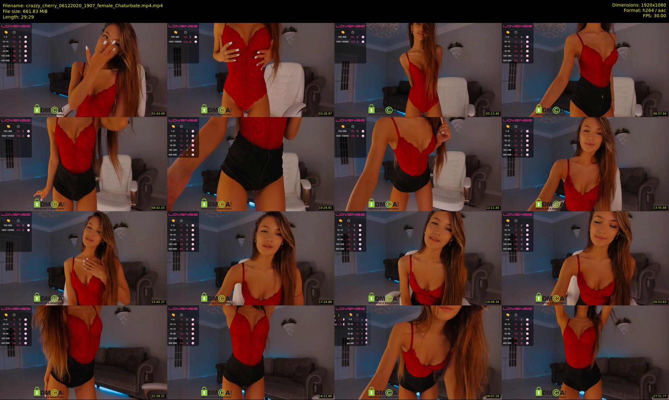 crazzy_cherry — 30 minute Chaturbate female cam show recording, 1080p, Dec 6, 2020