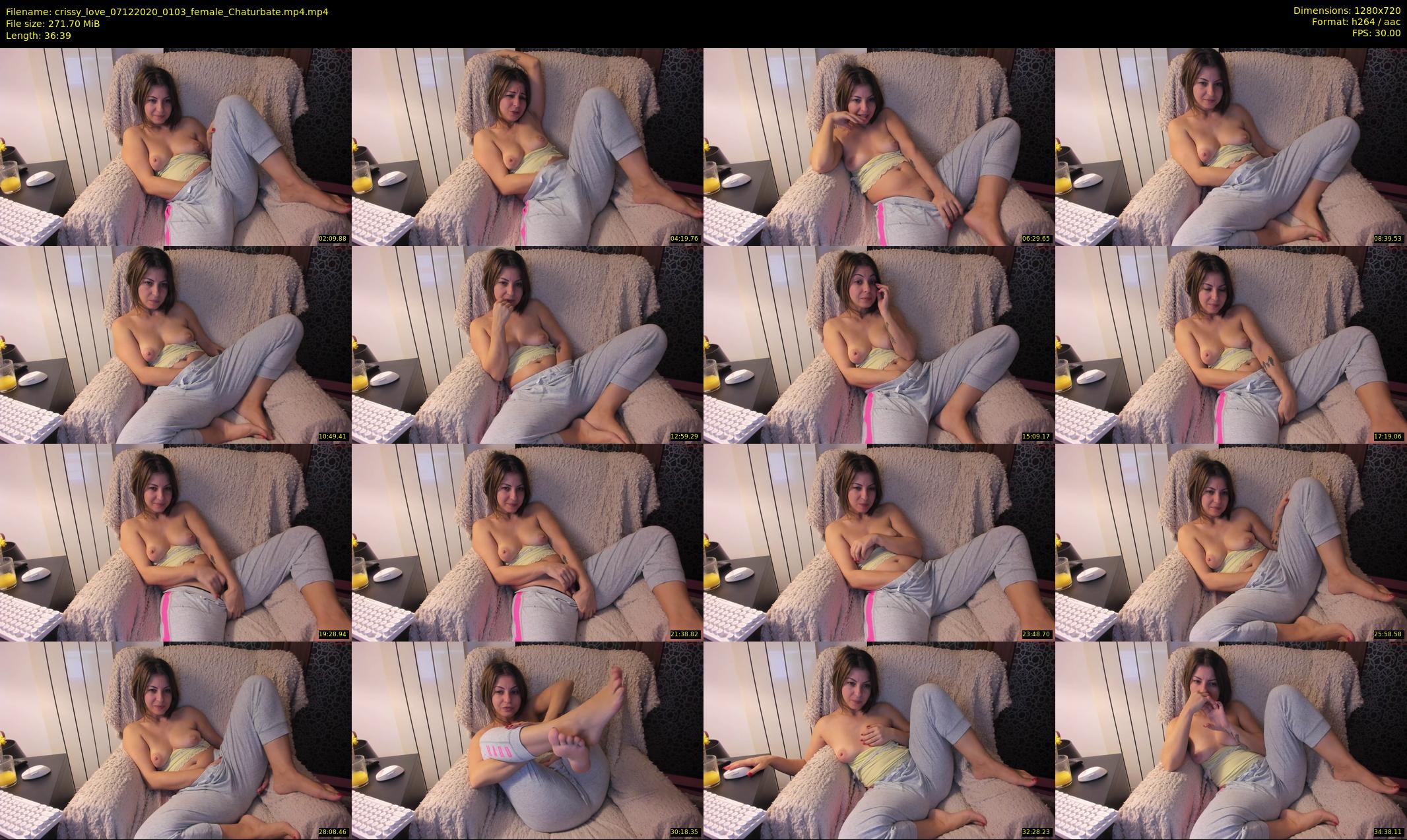 crissy_love — 37 minute Chaturbate female cam show recording, 720p, Dec 7, 2020