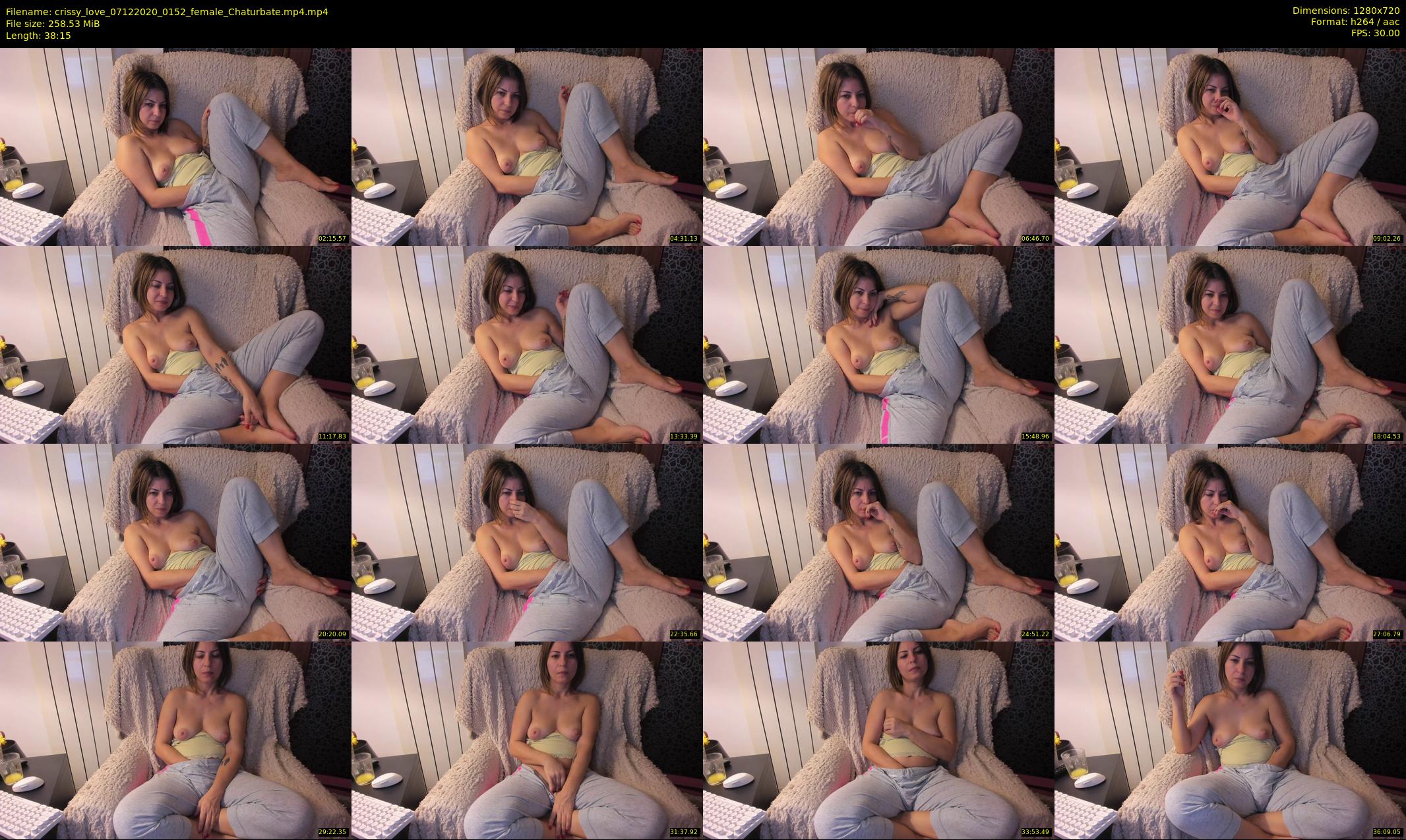 crissy_love — 39 minute Chaturbate female cam show recording, 720p, Dec 7, 2020