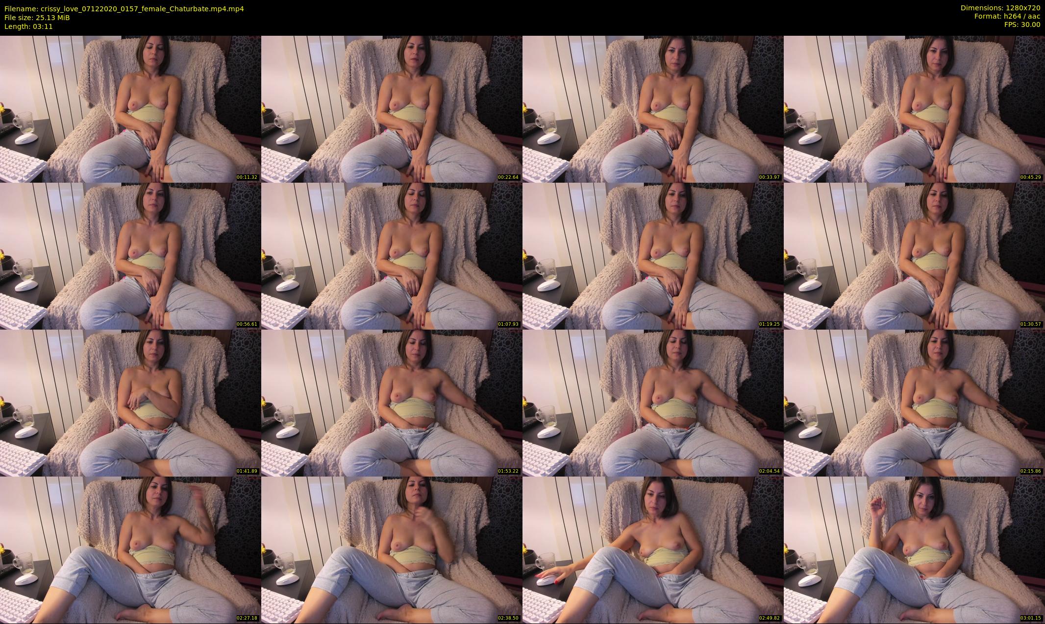 crissy_love — 4 minute Chaturbate female cam show recording, 720p, Dec 7, 2020