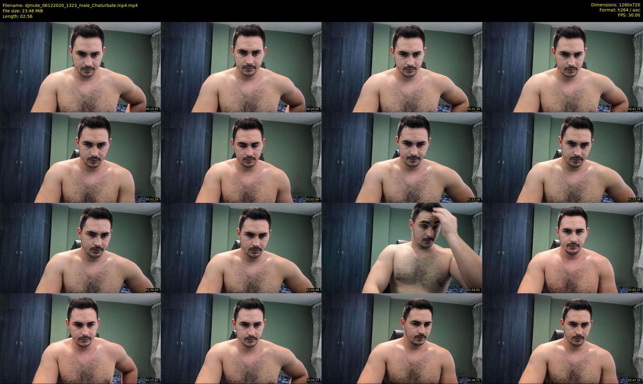 djmute — 3 minute Chaturbate male cam show recording, 720p, Dec 6, 2020