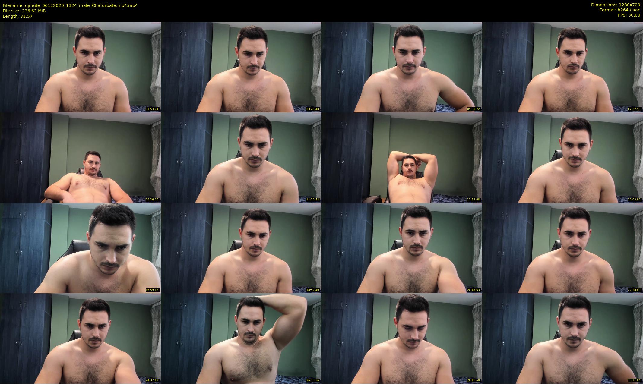 djmute — 32 minute Chaturbate male cam show recording, 720p, Dec 6, 2020