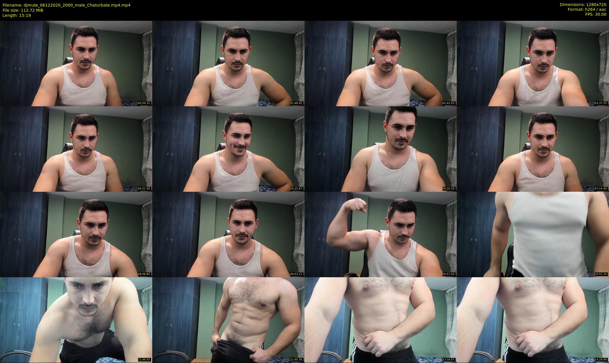 djmute — 16 minute Chaturbate male cam show recording, 720p, Dec 6, 2020