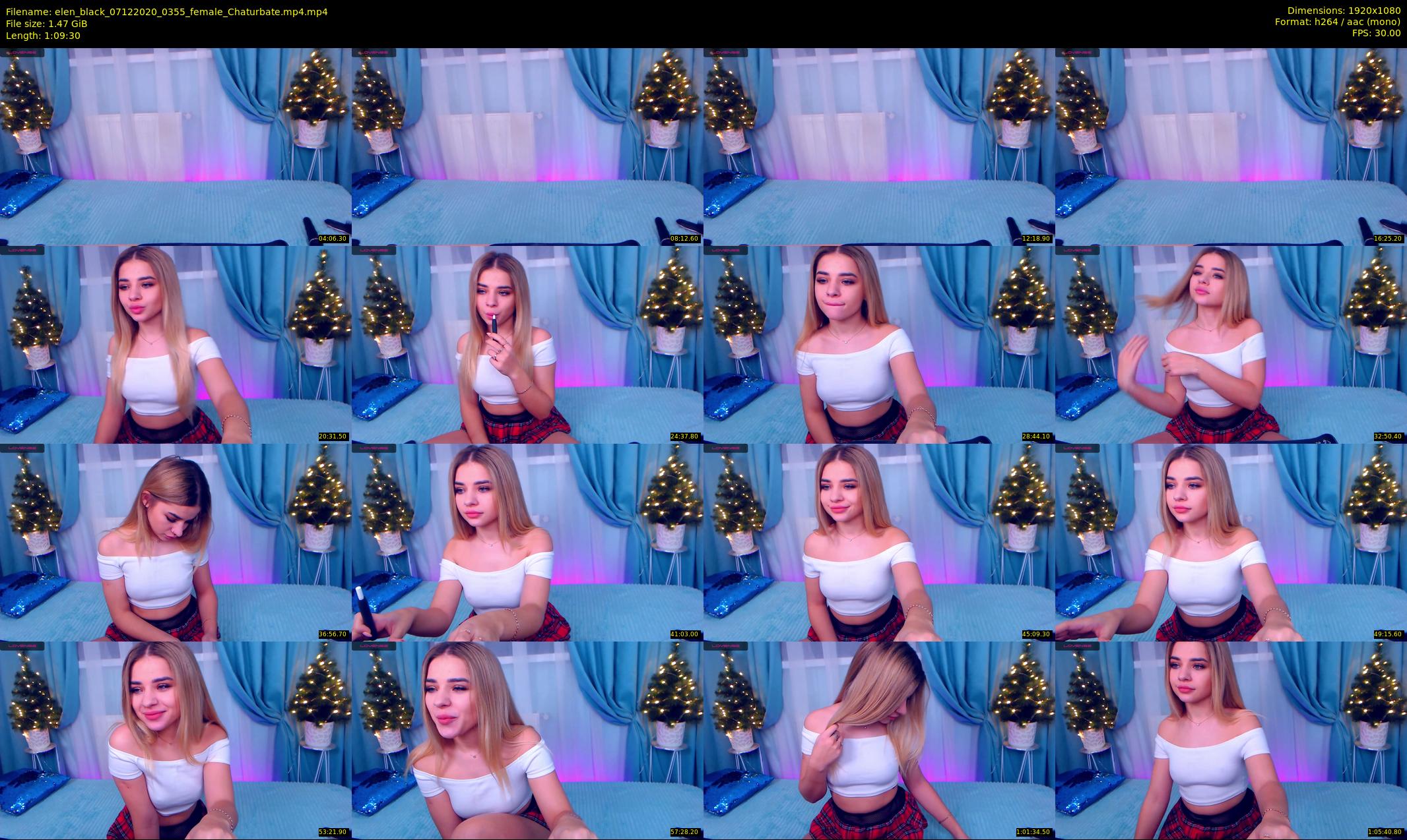 elen_black — 70 minute Chaturbate female cam show recording, 1080p, Dec 7, 2020