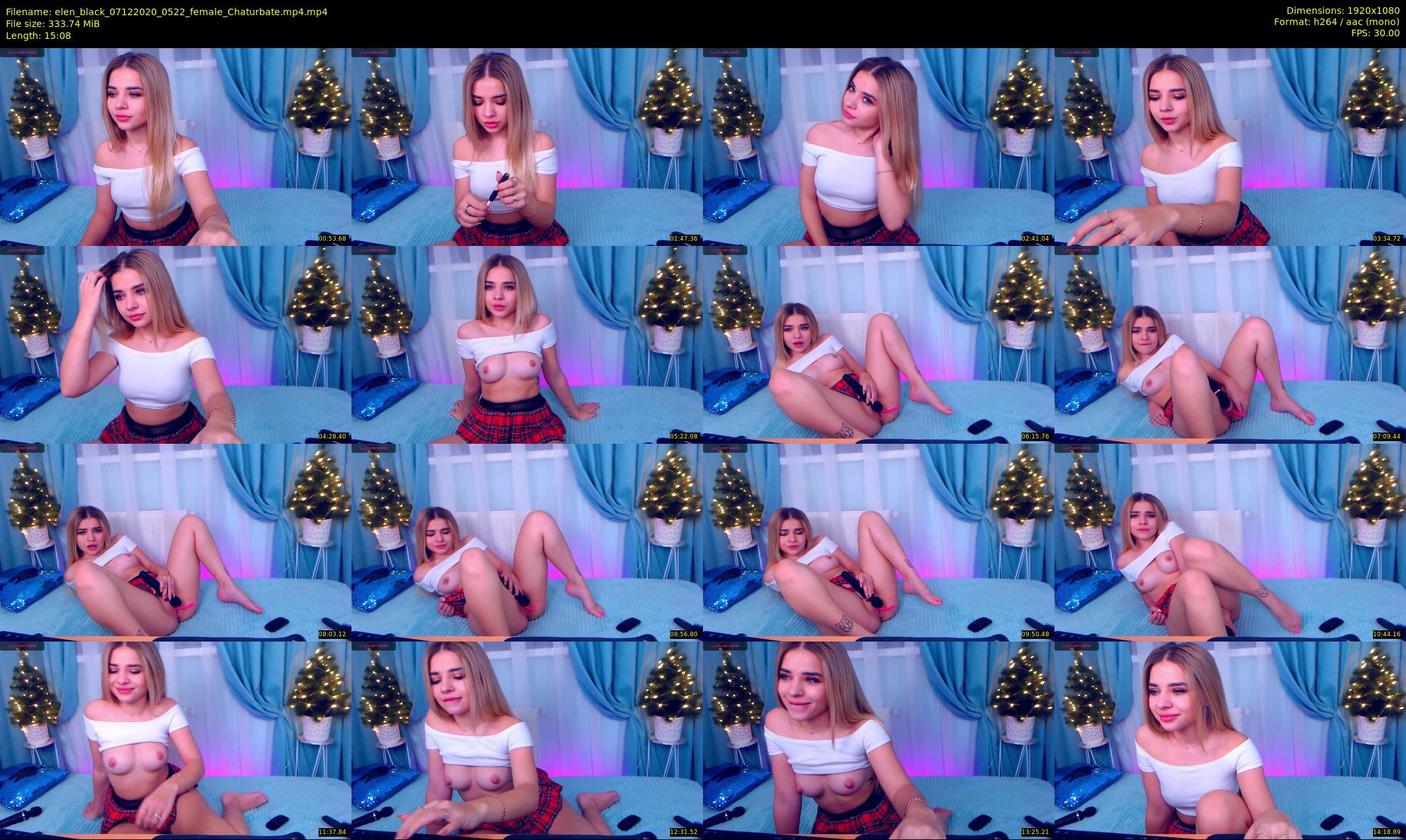 elen_black — 16 minute Chaturbate female cam show recording, 1080p, Dec 7, 2020