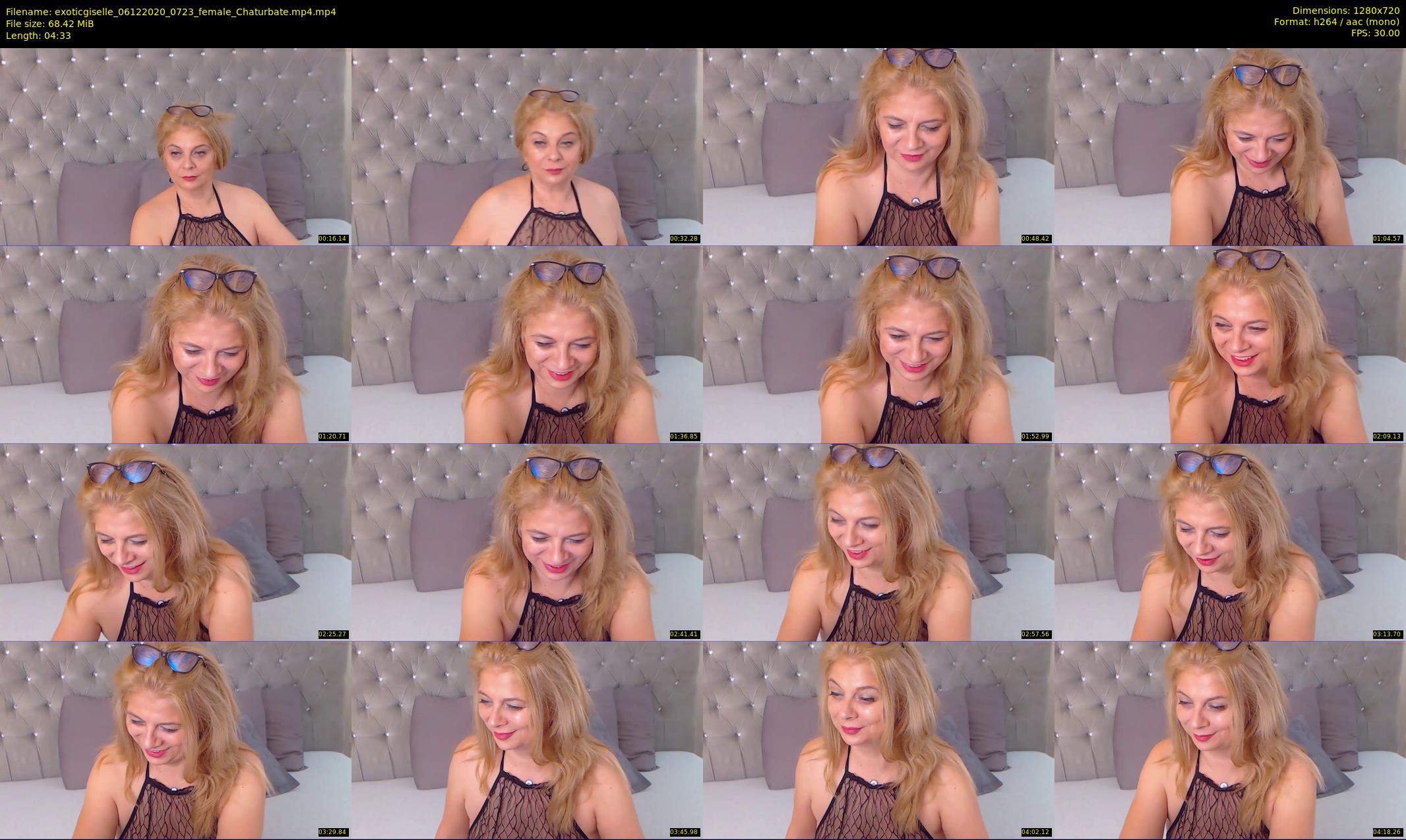 exoticgiselle — 5 minute Chaturbate female cam show recording, 720p, Dec 6, 2020