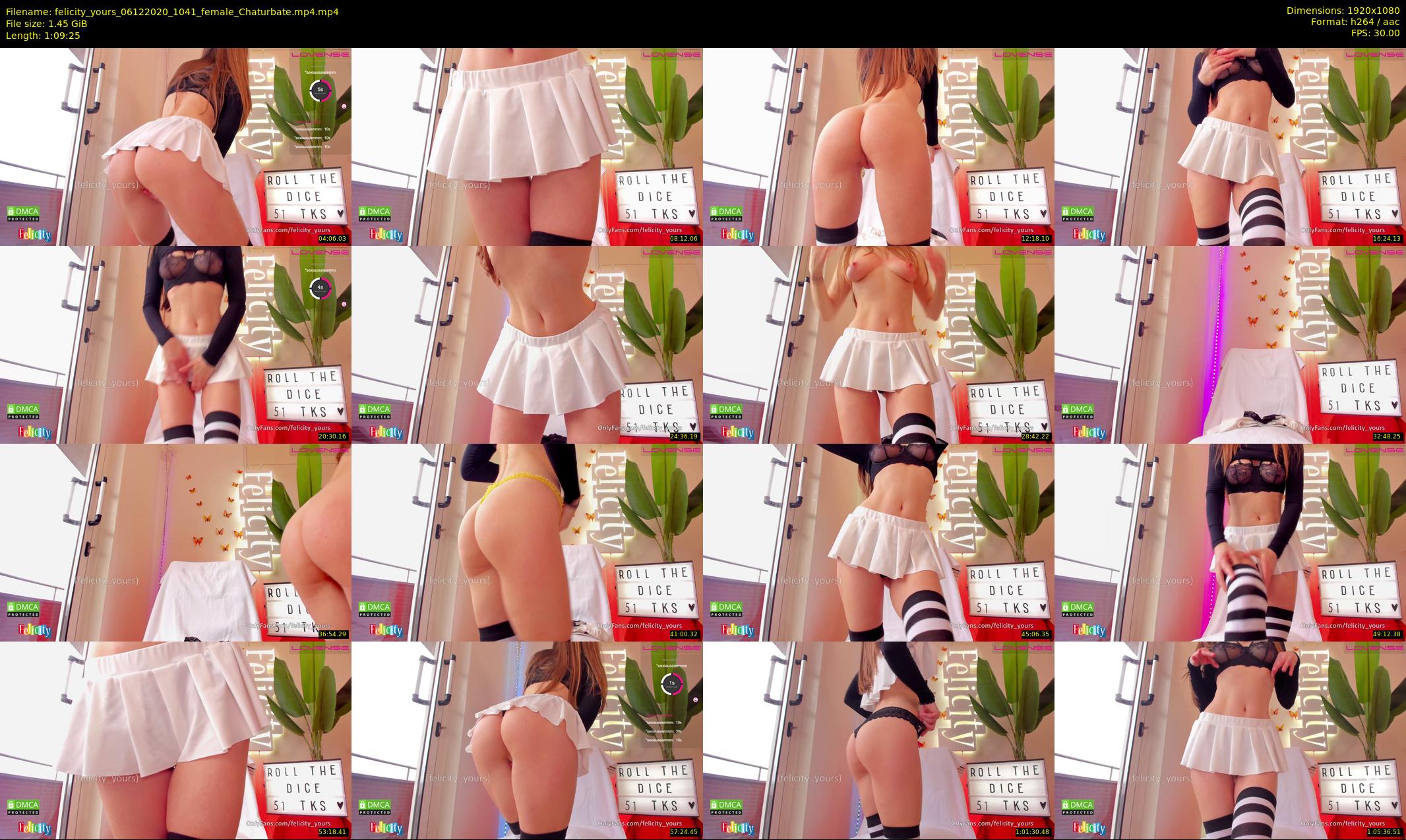 felicity_yours — 70 minute Chaturbate female cam show recording, 1080p, Dec 6, 2020
