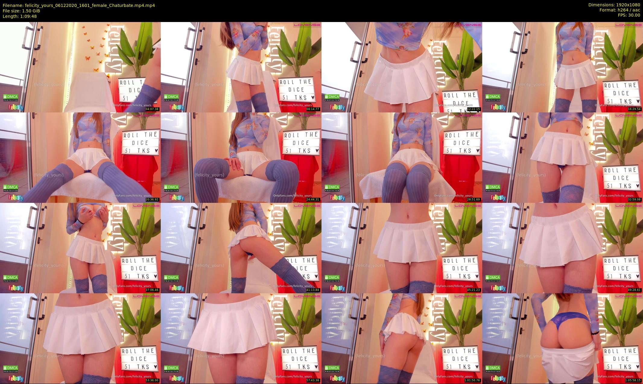felicity_yours — 70 minute Chaturbate female cam show recording, 1080p, Dec 6, 2020