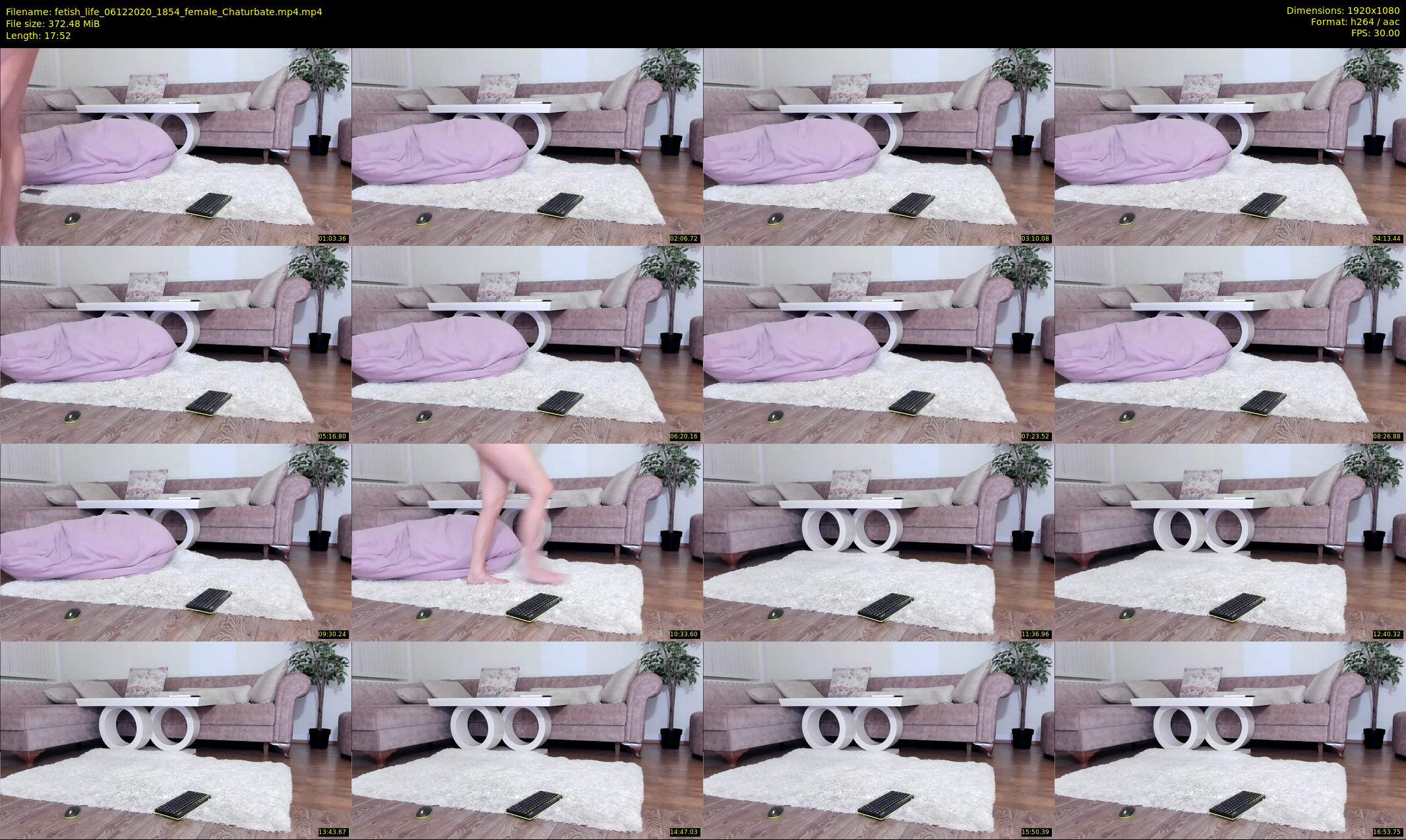 fetish_life — 18 minute Chaturbate female cam show recording, 1080p, Dec 6, 2020