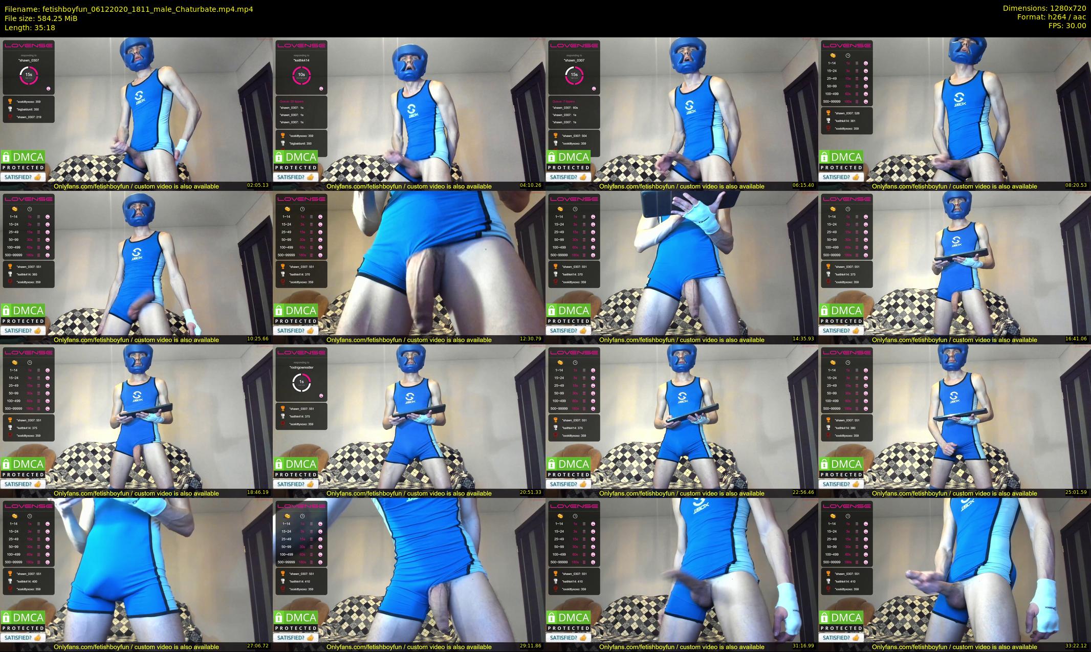 fetishboyfun — 36 minute Chaturbate male cam show recording, 720p, Dec 6, 2020