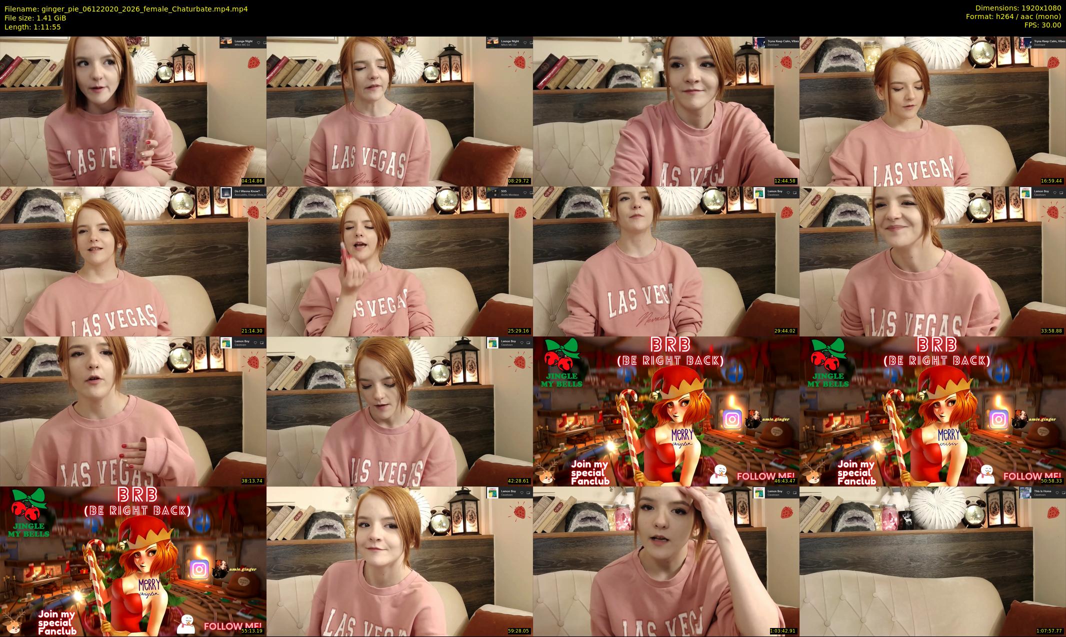 ginger_pie — 72 minute Chaturbate female cam show recording, 1080p, Dec 6, 2020