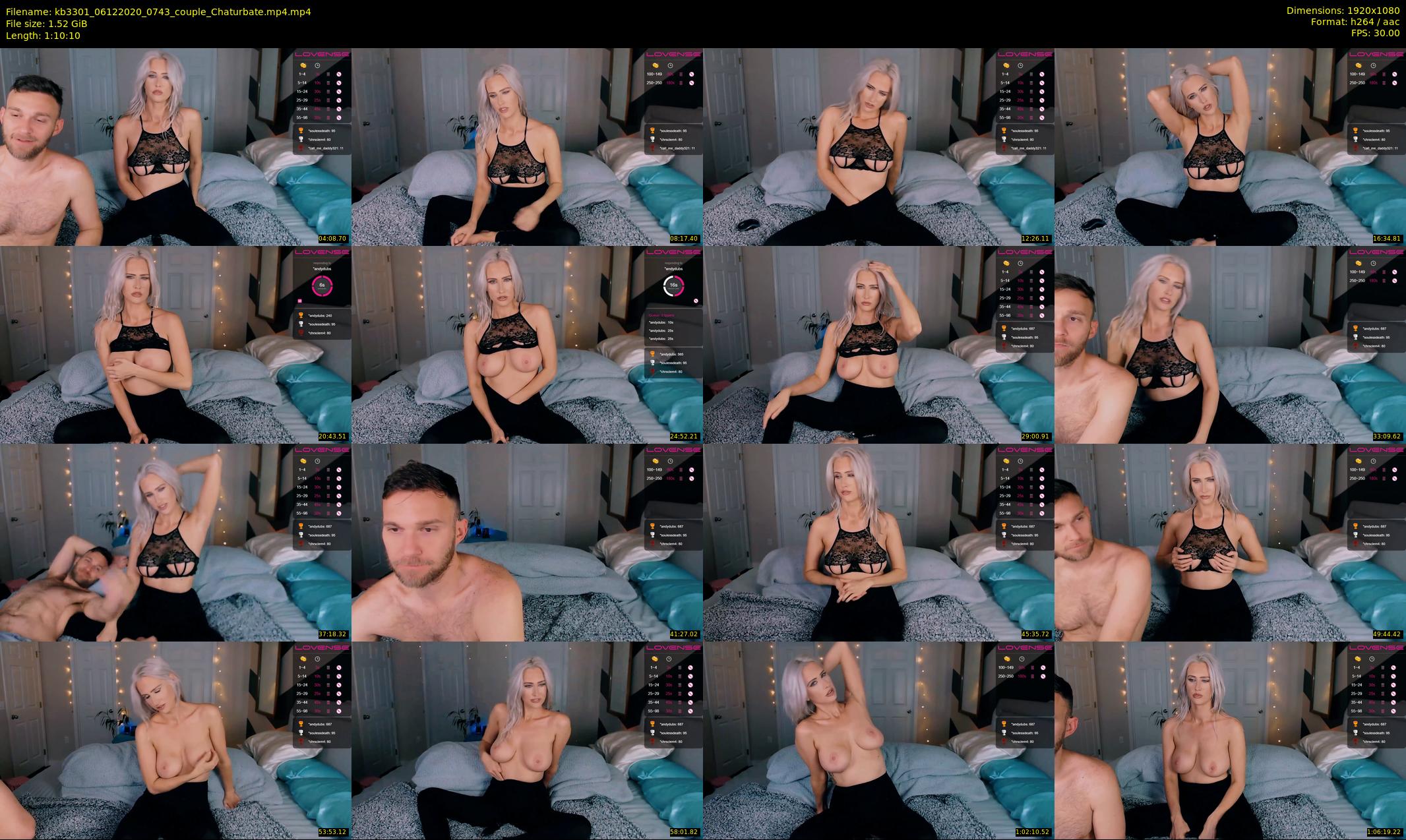 kb3301 — 71 minute Chaturbate couple cam show recording, 1080p, Dec 6, 2020