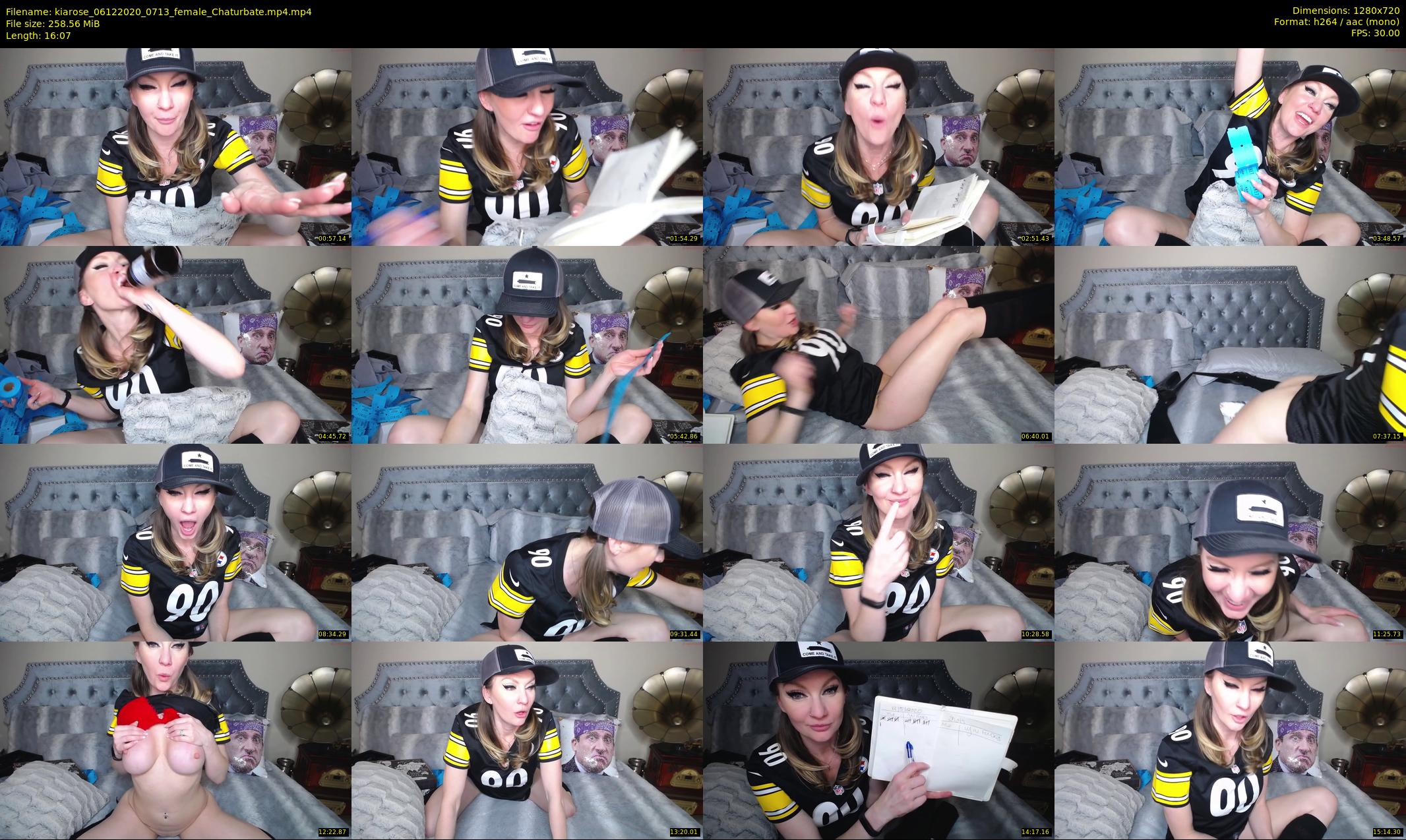 kiarose — 17 minute Chaturbate female cam show recording, 720p, Dec 6, 2020