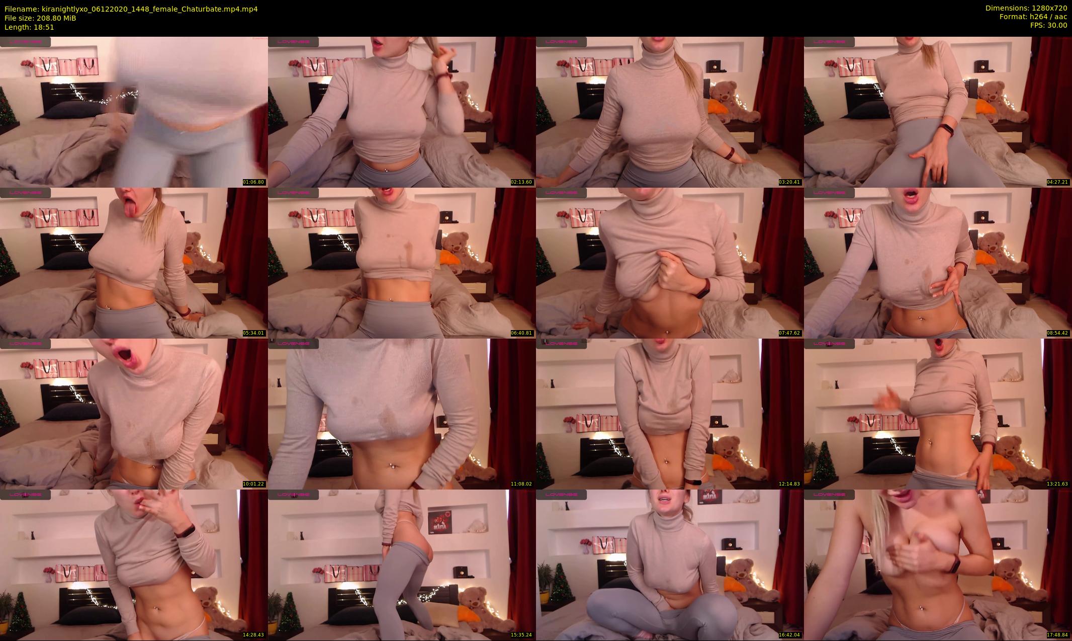 kiranightlyxo — 19 minute Chaturbate female cam show recording, 720p, Dec 6, 2020