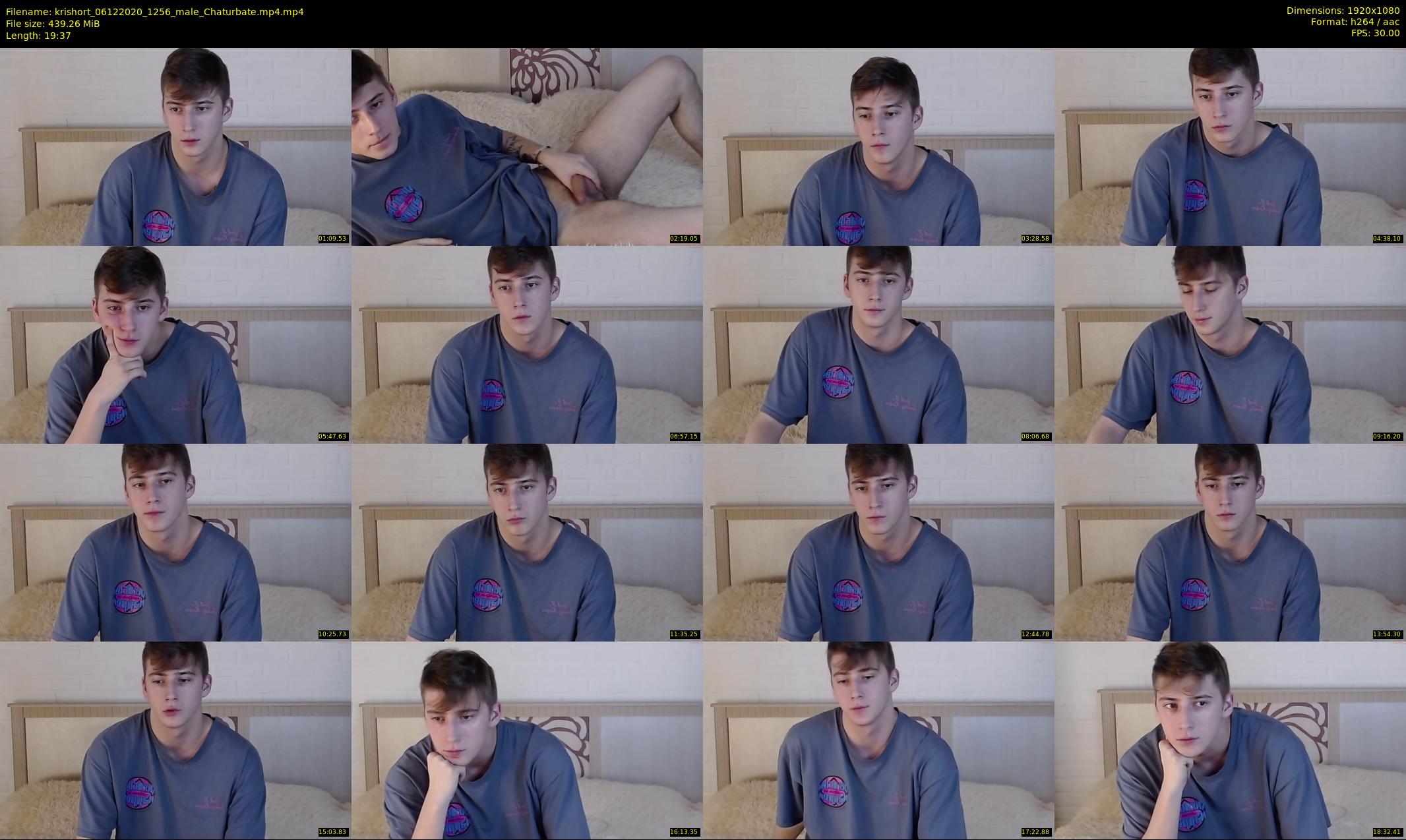krishort — 20 minute Chaturbate male cam show recording, 1080p, Dec 6, 2020
