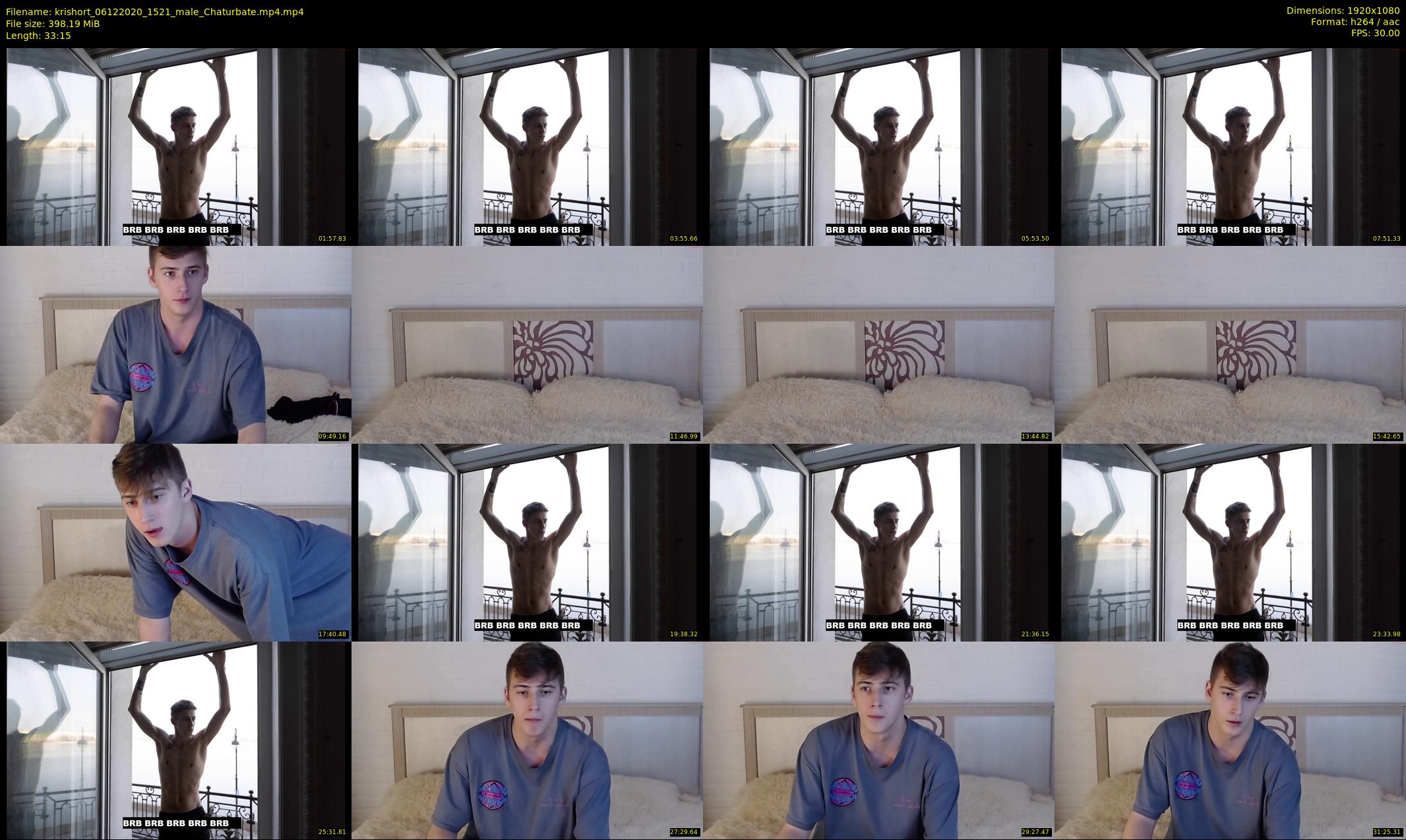 krishort — 34 minute Chaturbate male cam show recording, 1080p, Dec 6, 2020
