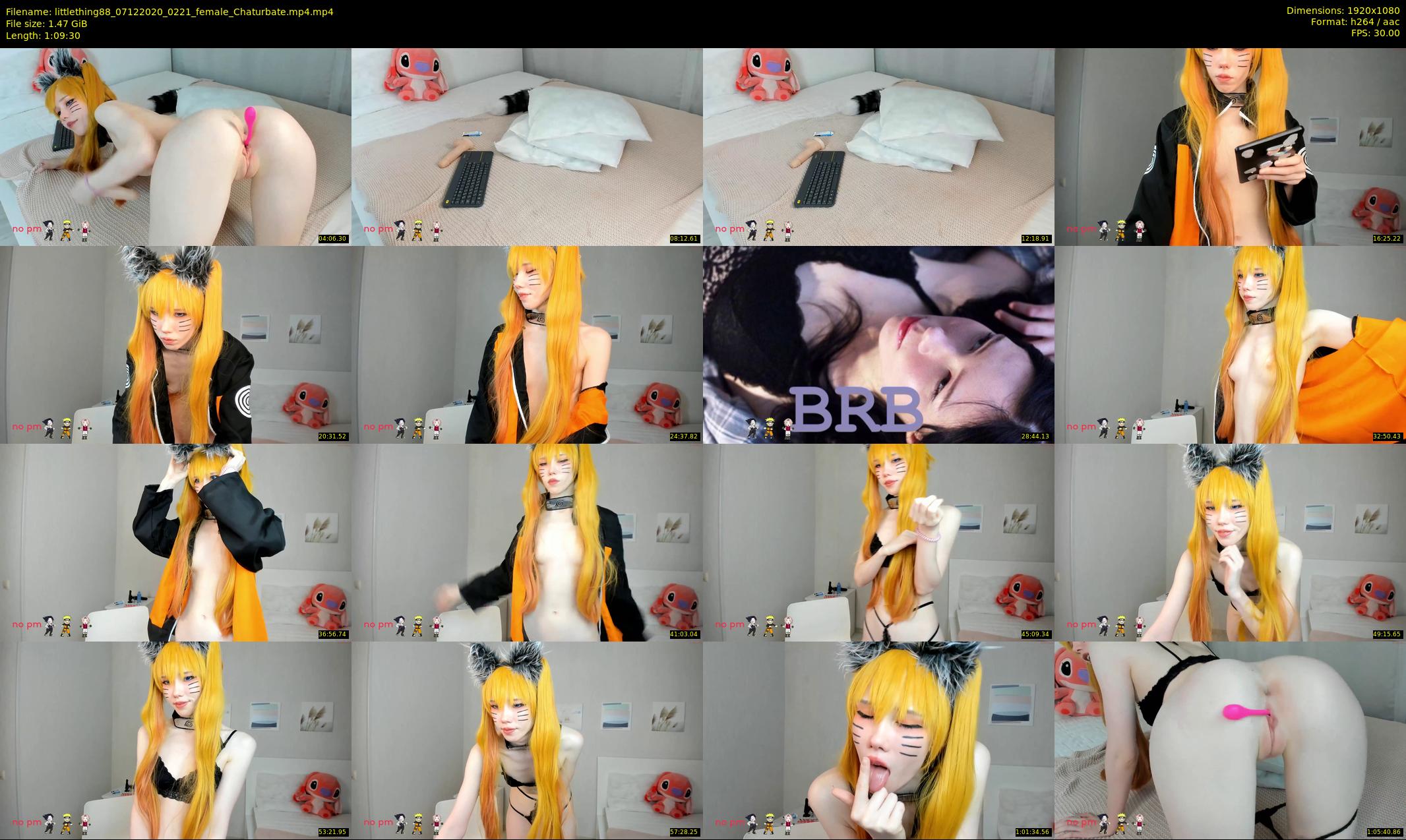 littlething88 — 70 minute Chaturbate female cam show recording, 1080p, Dec 7, 2020