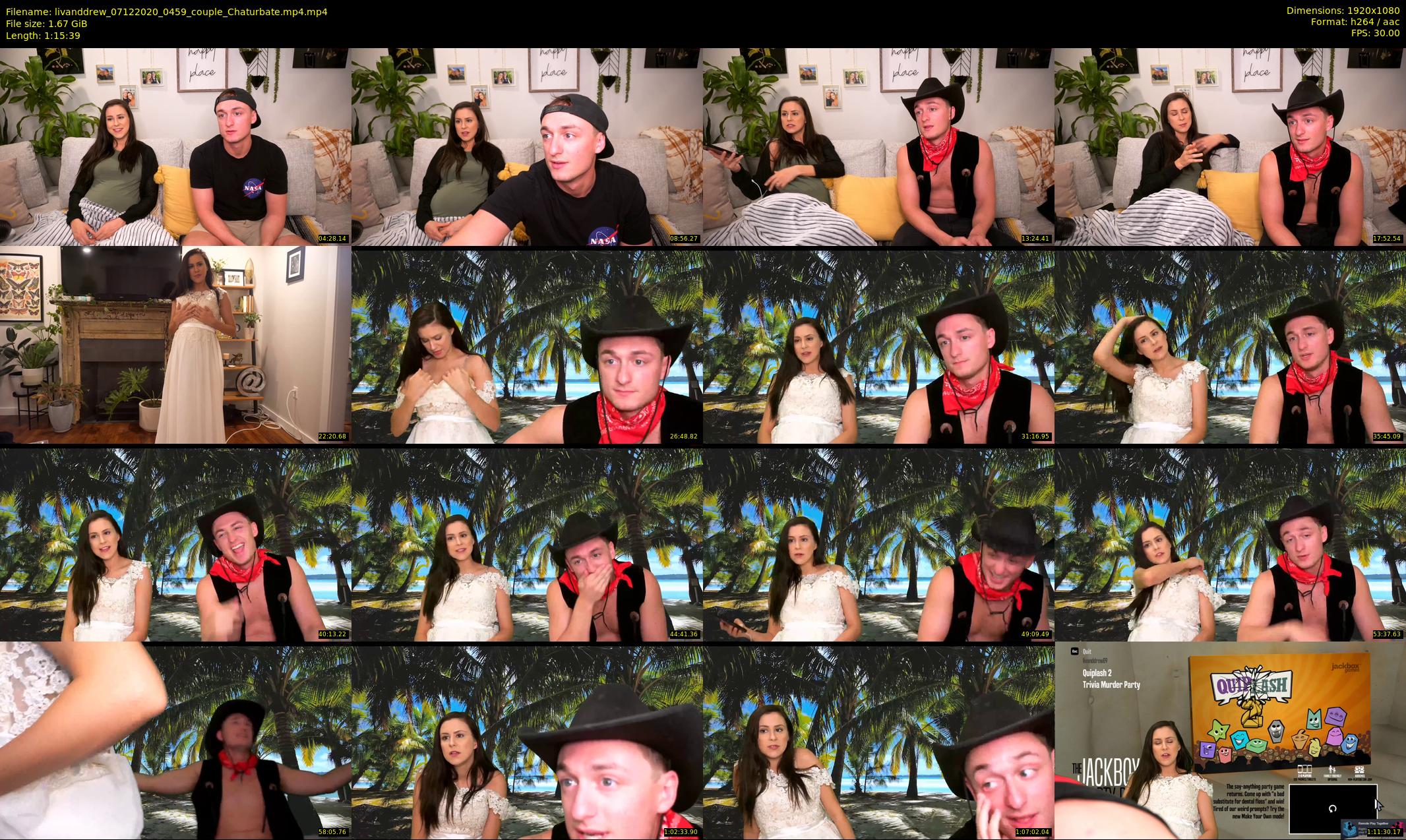 livanddrew — 76 minute Chaturbate couple cam show recording, 1080p, Dec 7, 2020