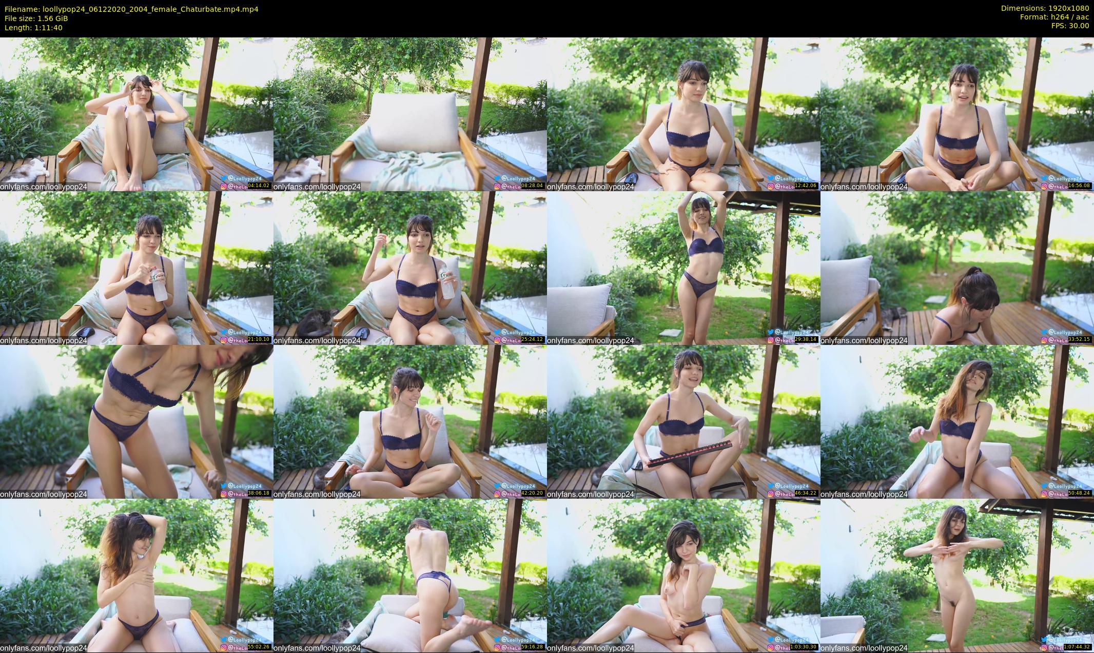 loollypop24 — 72 minute Chaturbate female cam show recording, 1080p, Dec 6, 2020