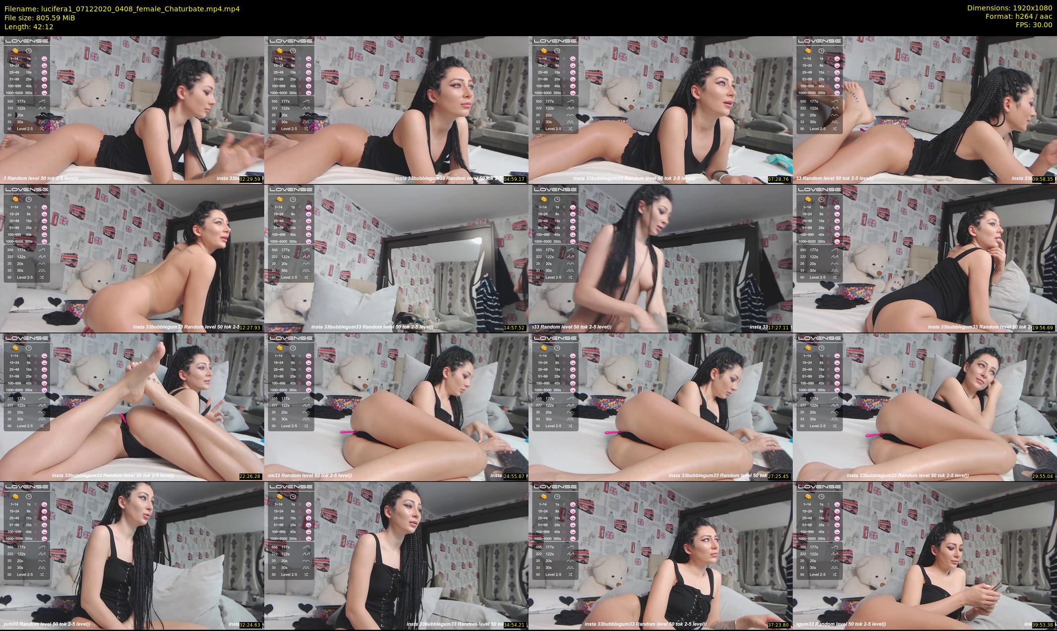 lucifera1 — 43 minute Chaturbate female cam show recording, 1080p, Dec 7, 2020