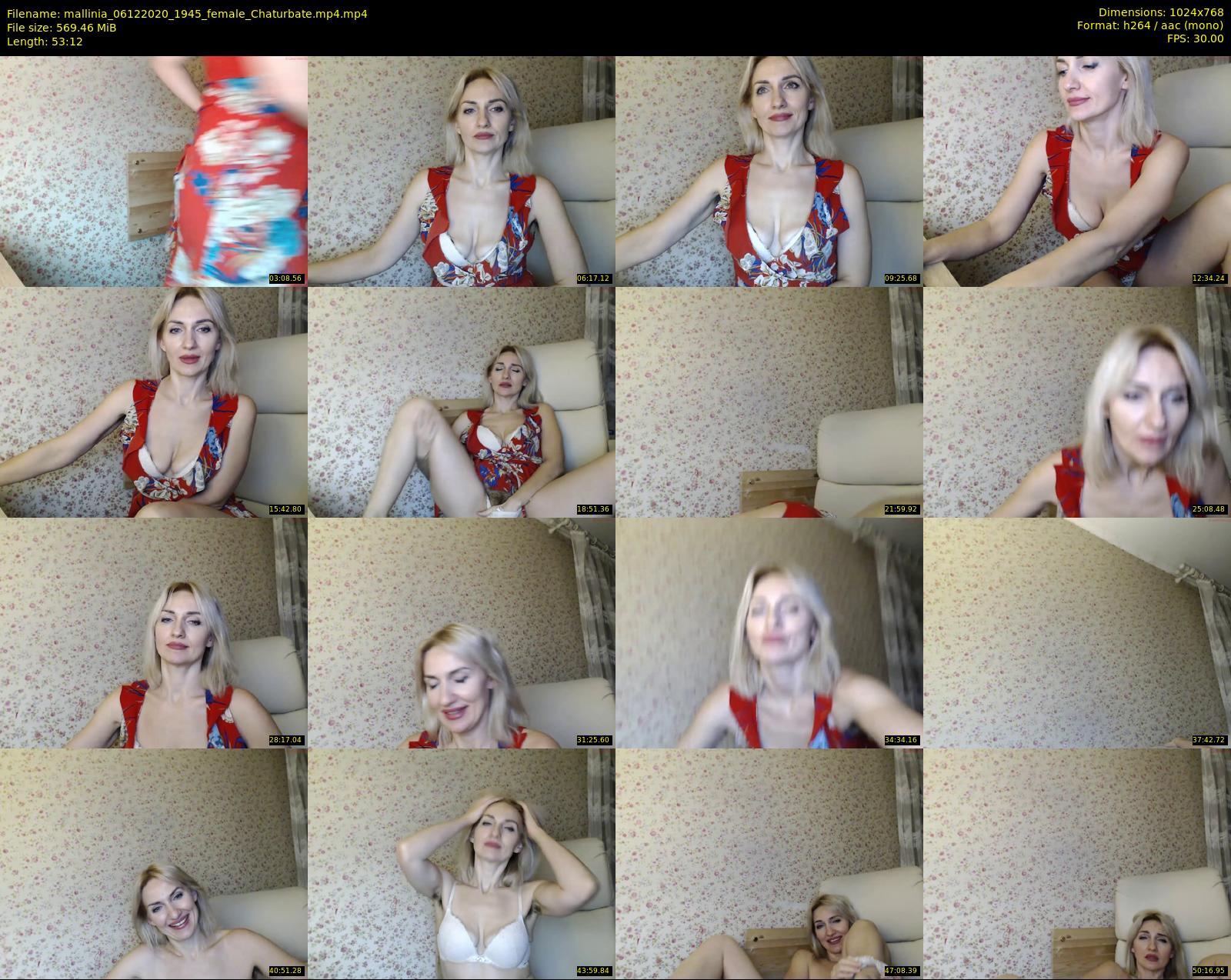 mallinia — 54 minute Chaturbate female cam show recording, 720p, Dec 6, 2020