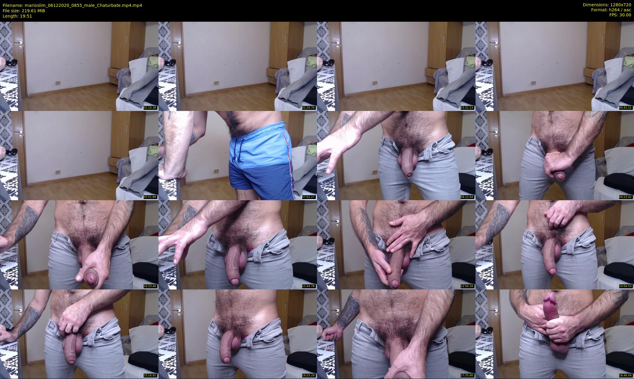 marioslim — 20 minute Chaturbate male cam show recording, 720p, Dec 6, 2020