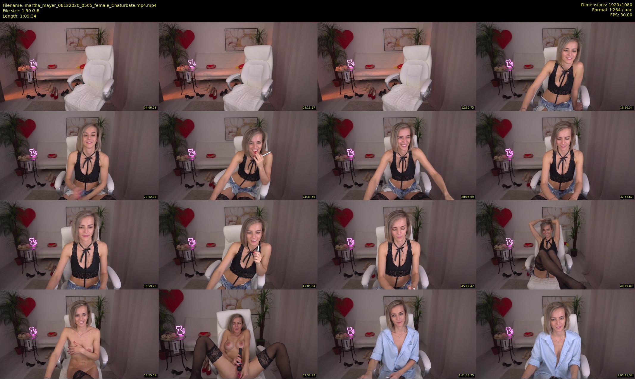 martha_mayer — 70 minute Chaturbate female cam show recording, 1080p, Dec 6, 2020