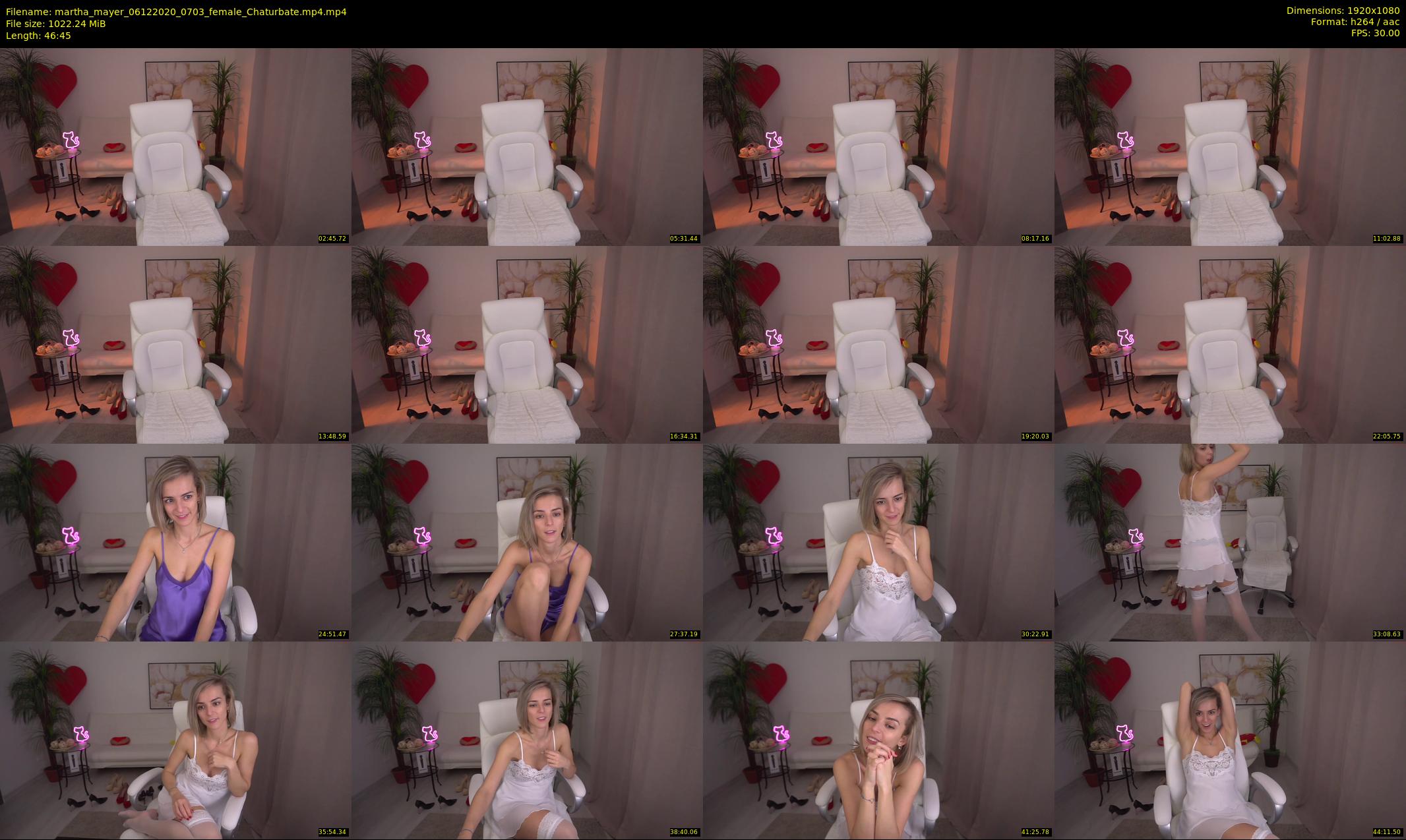 martha_mayer — 47 minute Chaturbate female cam show recording, 1080p, Dec 6, 2020