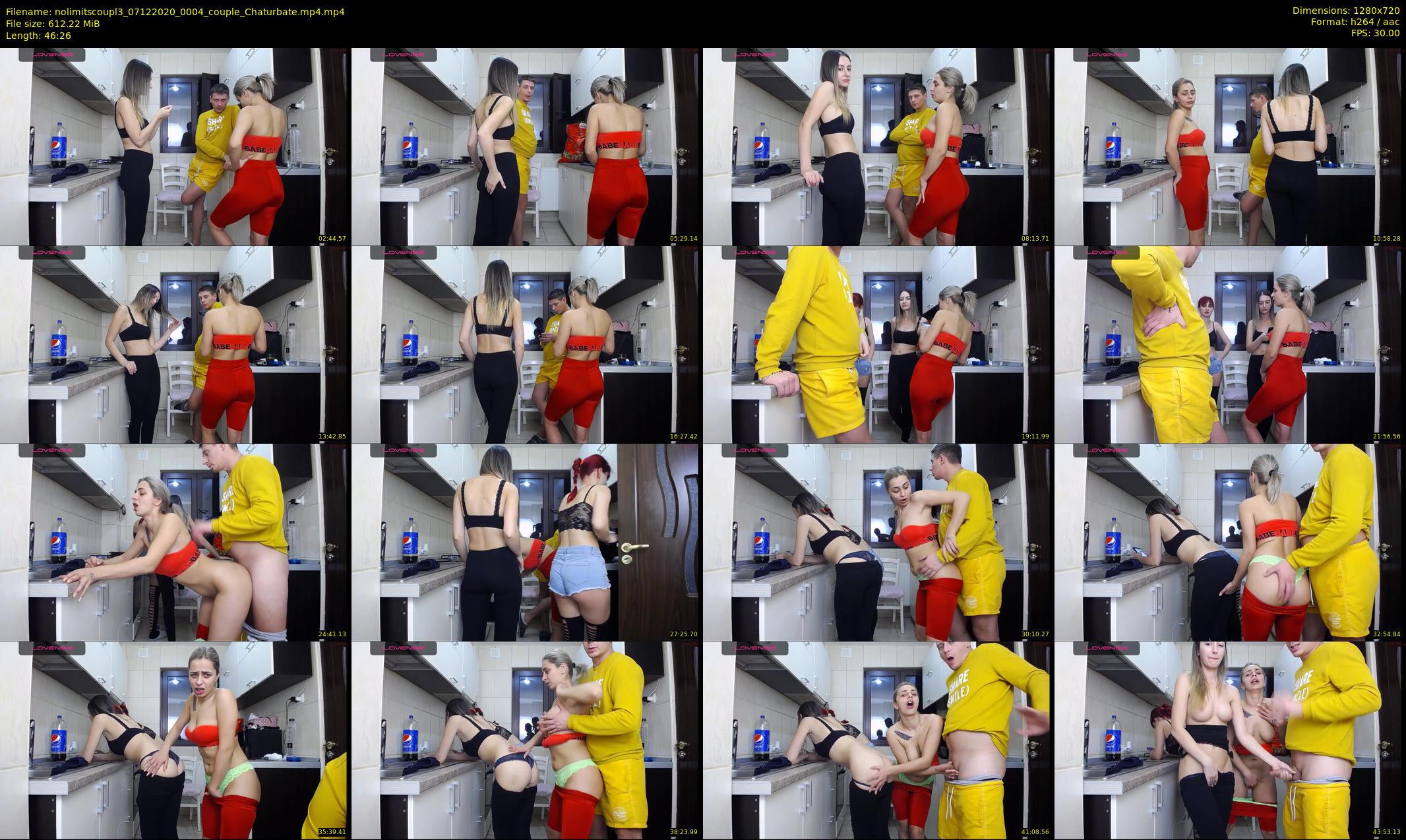 nolimitscoupl3 — 47 minute Chaturbate couple cam show recording, 720p, Dec 7, 2020