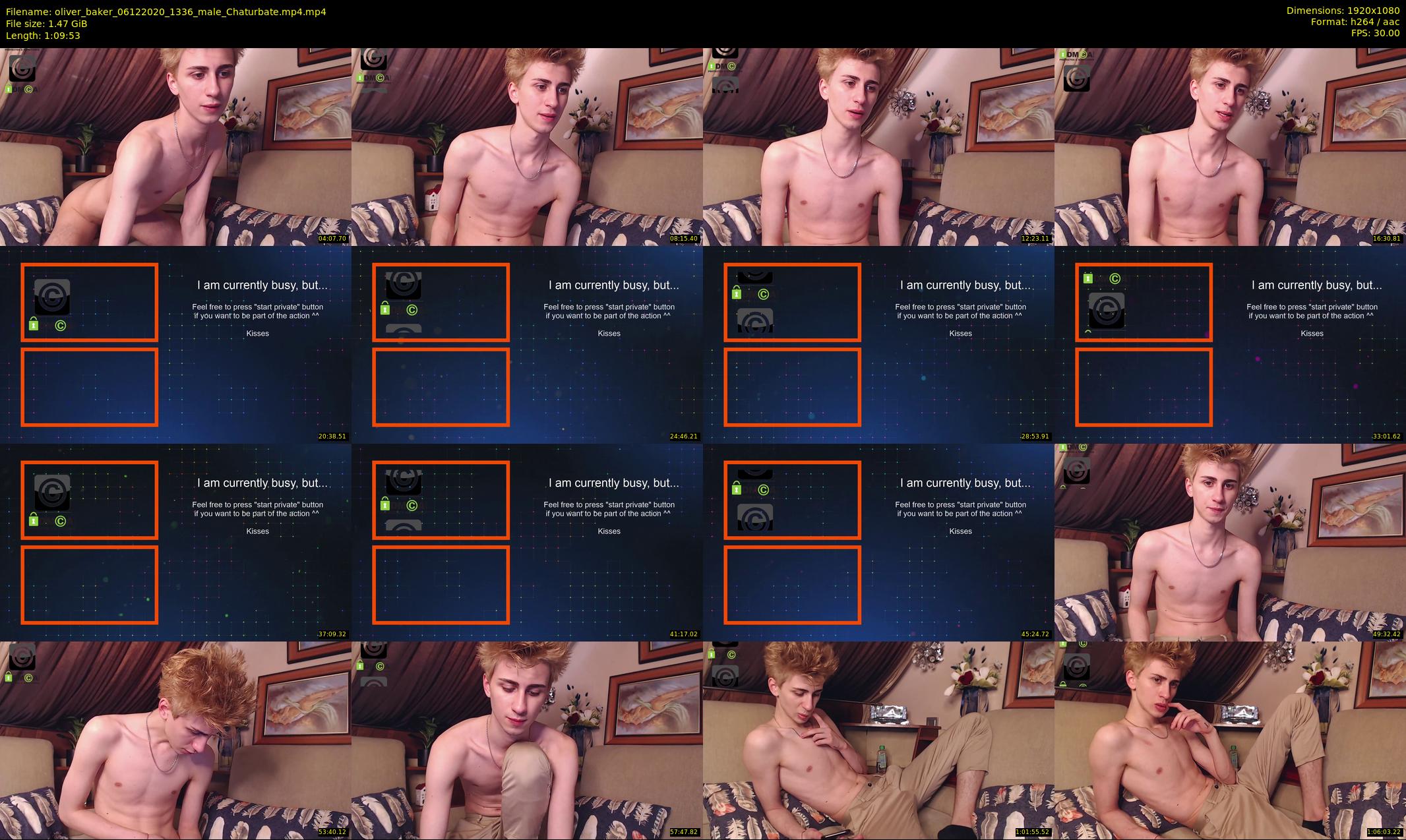 oliver_baker — 70 minute Chaturbate male cam show recording, 1080p, Dec 6, 2020