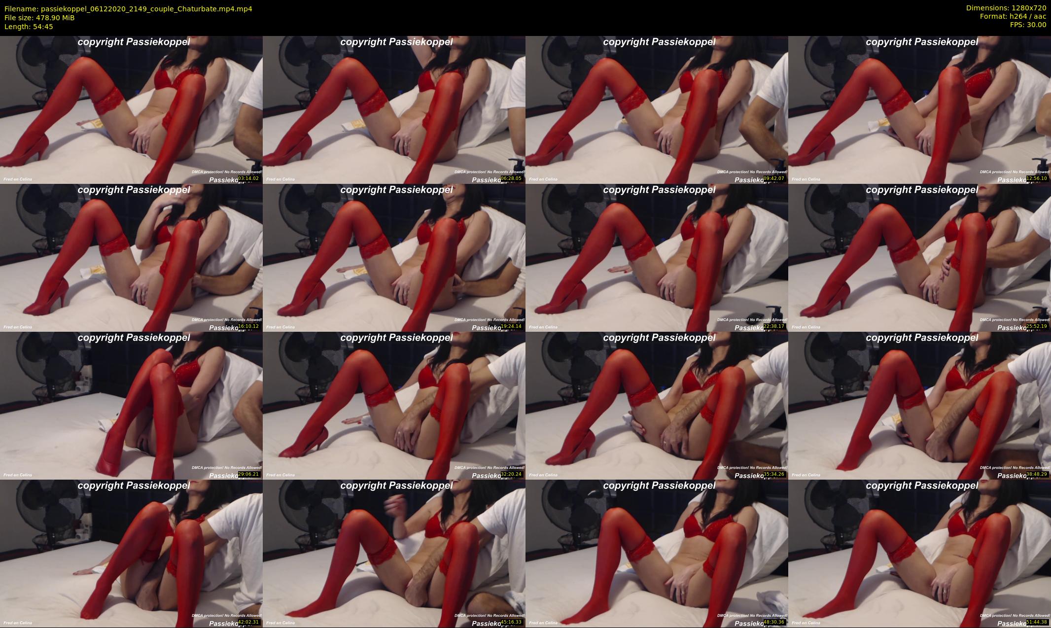 passiekoppel — 55 minute Chaturbate couple cam show recording, 720p, Dec 6, 2020