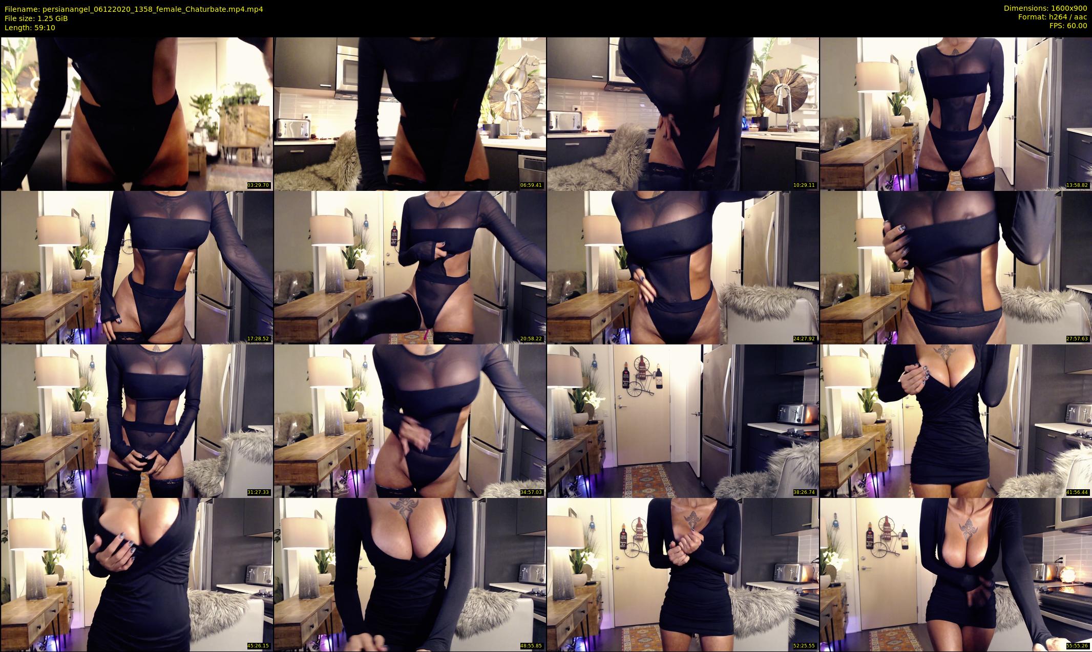 persianangel — 60 minute Chaturbate female cam show recording, 720p, Dec 6, 2020