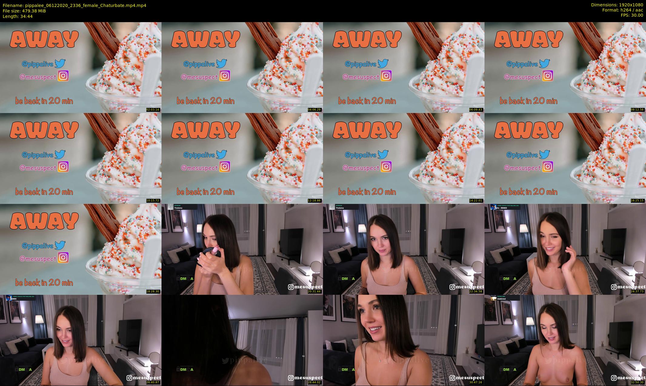 pippalee — 35 minute Chaturbate female cam show recording, 1080p, Dec 6, 2020