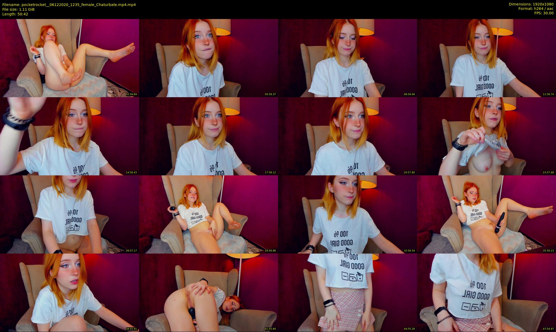 pocketrocket_ — 51 minute Chaturbate female cam show recording, 1080p, Dec 6, 2020