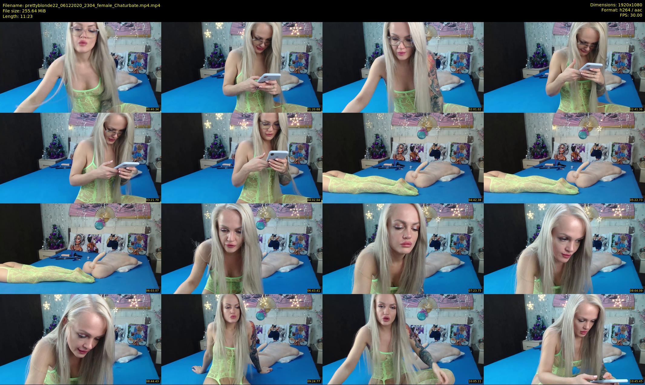 prettyblonde22 — 12 minute Chaturbate female cam show recording, 1080p, Dec 6, 2020