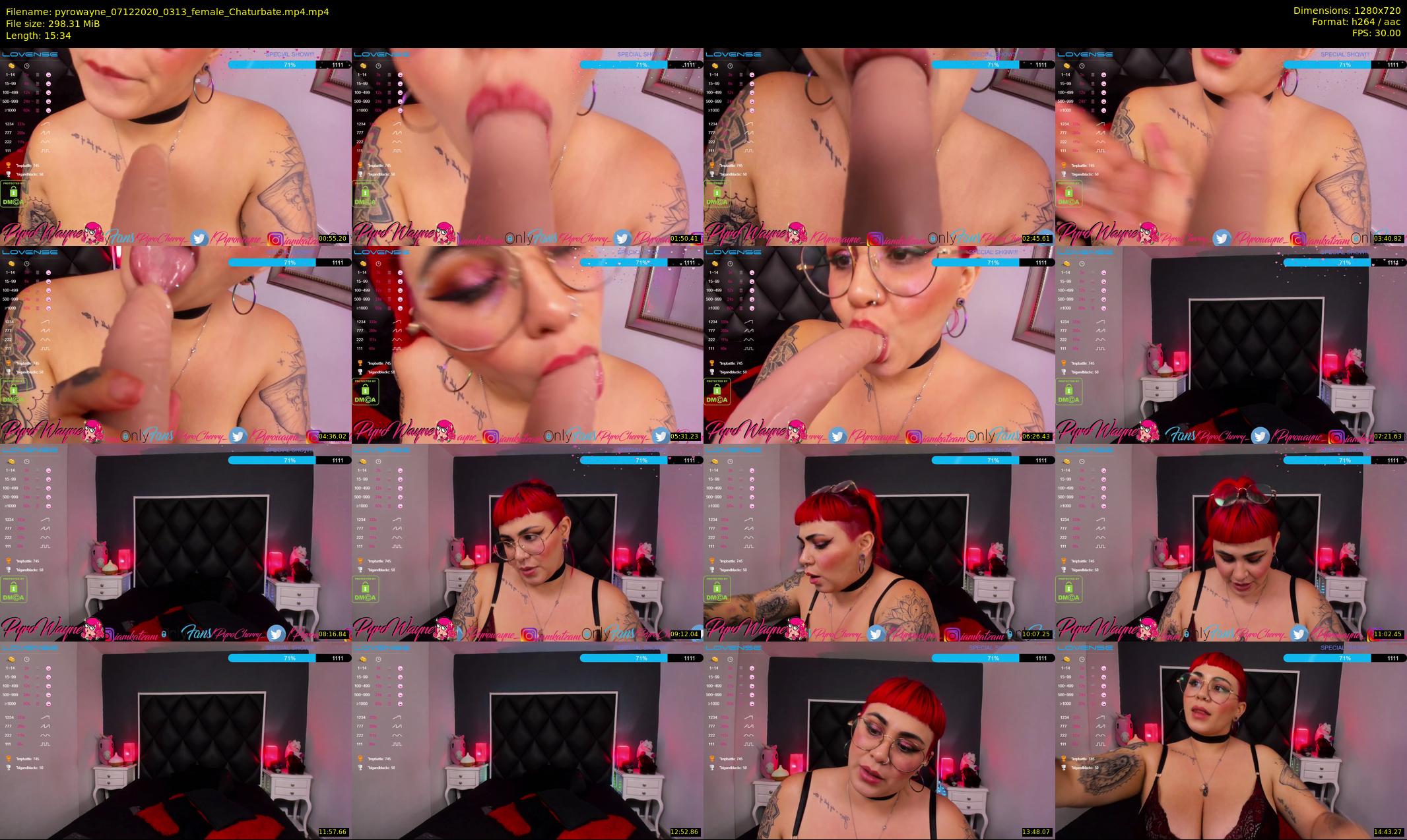 pyrowayne — 16 minute Chaturbate female cam show recording, 720p, Dec 7, 2020