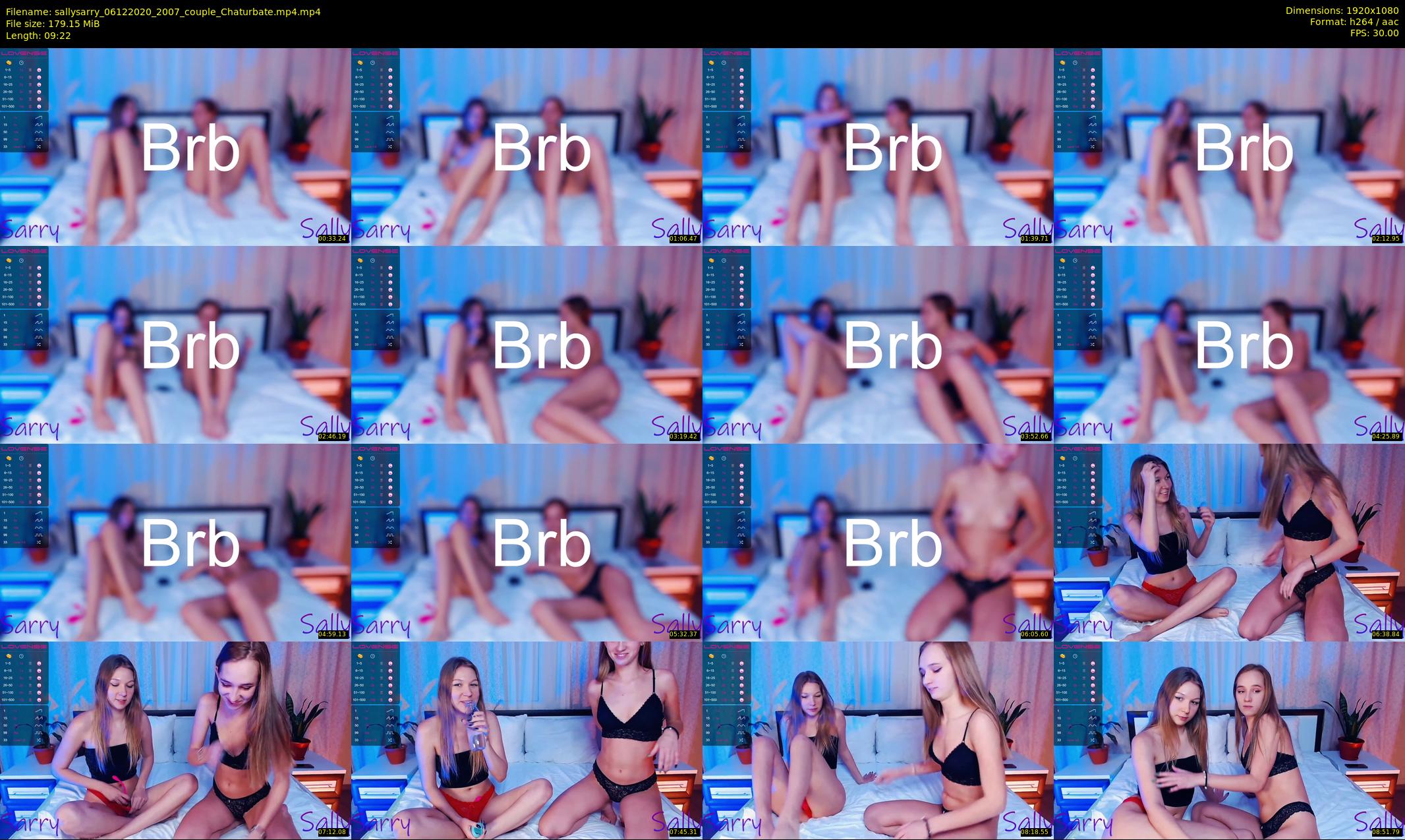 sallysarry — 10 minute Chaturbate couple cam show recording, 1080p, Dec 6, 2020